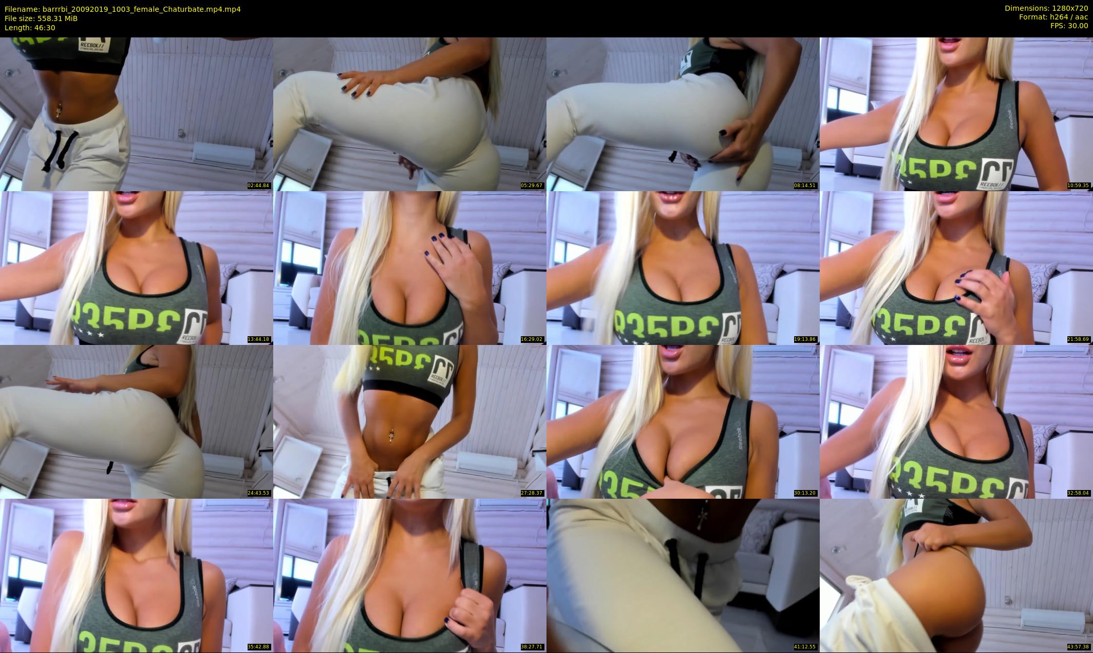barrrbi — 47 minute Chaturbate female cam show recording, 720p, Sep 20, 2019