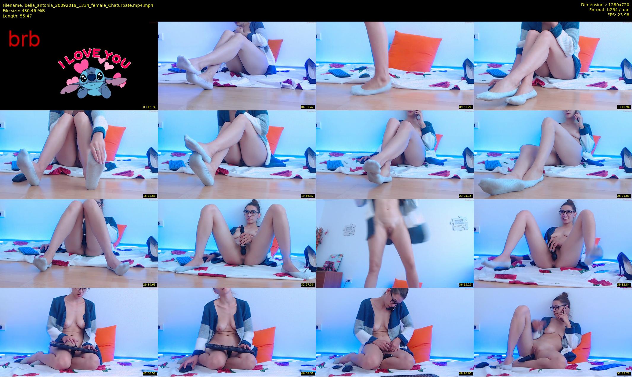 bella_antonia — 56 minute Chaturbate female cam show recording, 720p, Sep 20, 2019