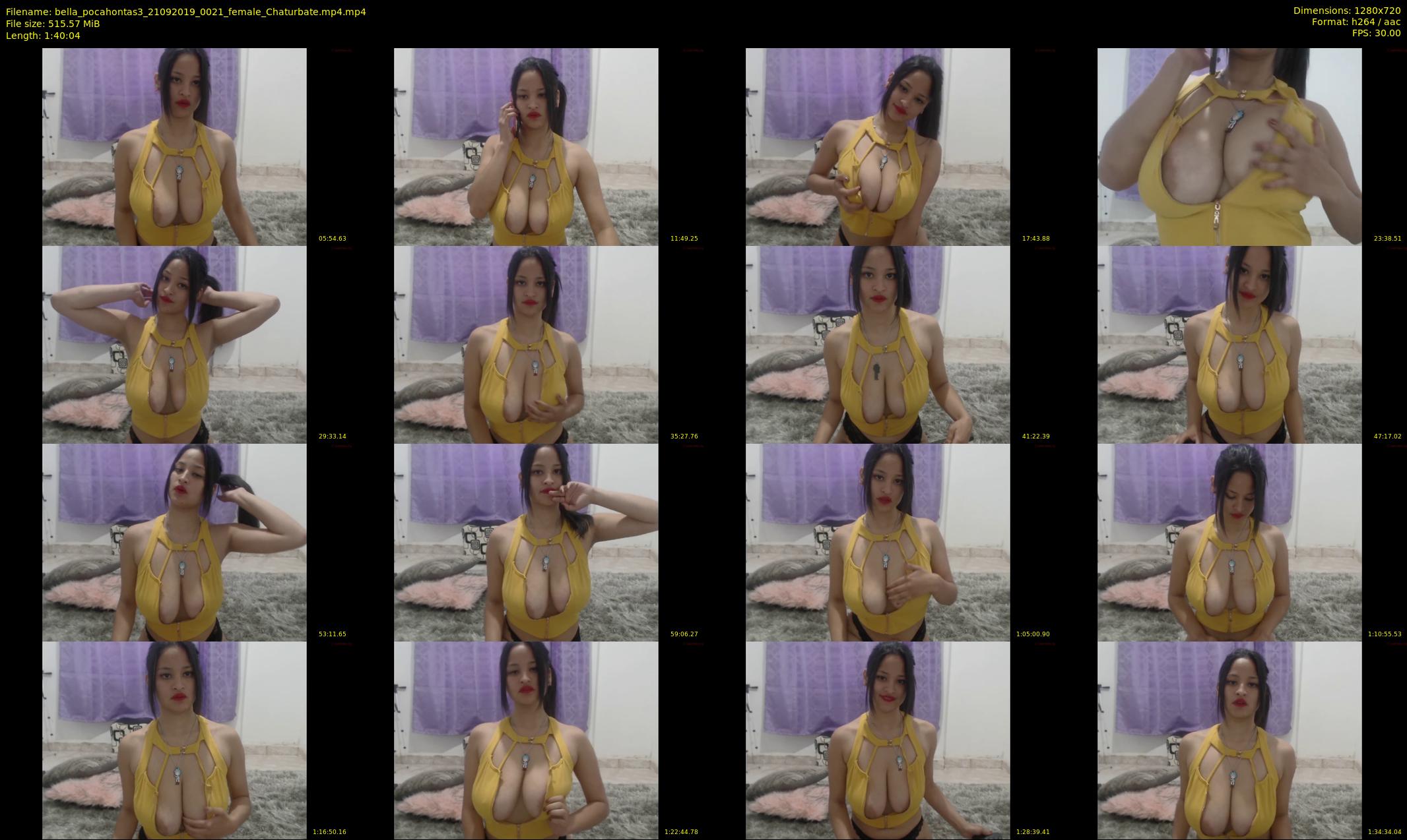 bella_pocahontas3 — 101 minute Chaturbate female cam show recording, 720p, Sep 21, 2019