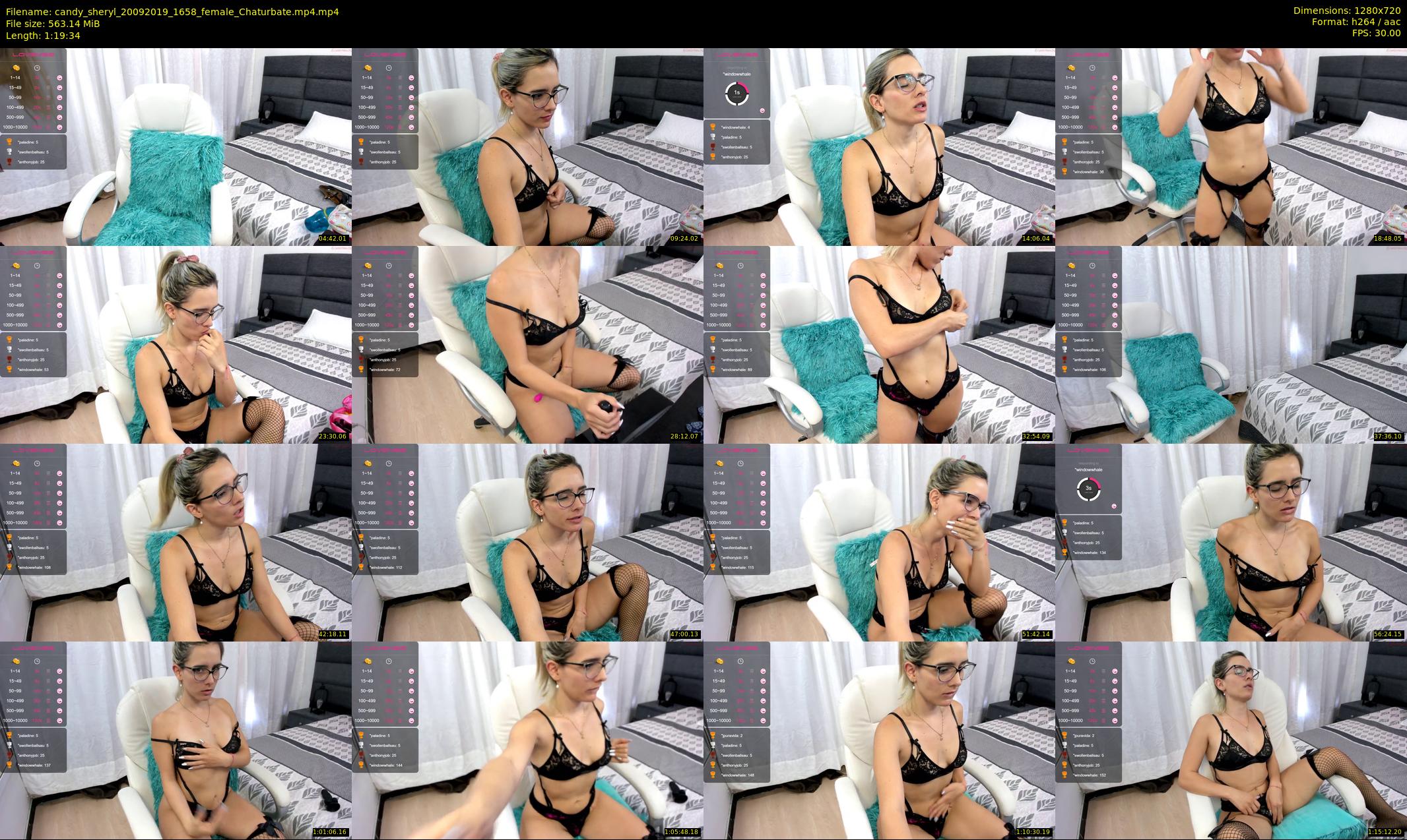 candy_sheryl — 80 minute Chaturbate female cam show recording, 720p, Sep 20, 2019