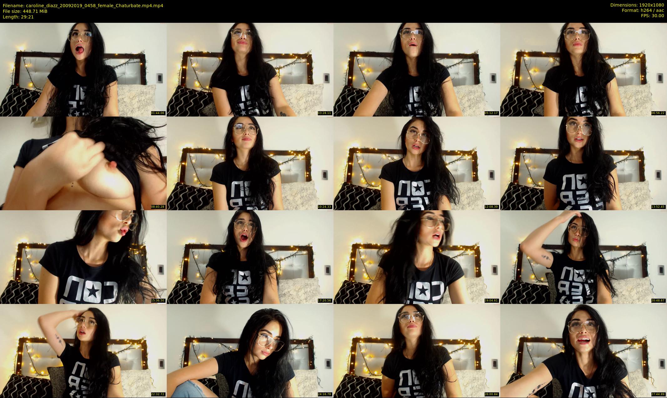 caroline_diazz — 30 minute Chaturbate female cam show recording, 1080p, Sep 20, 2019