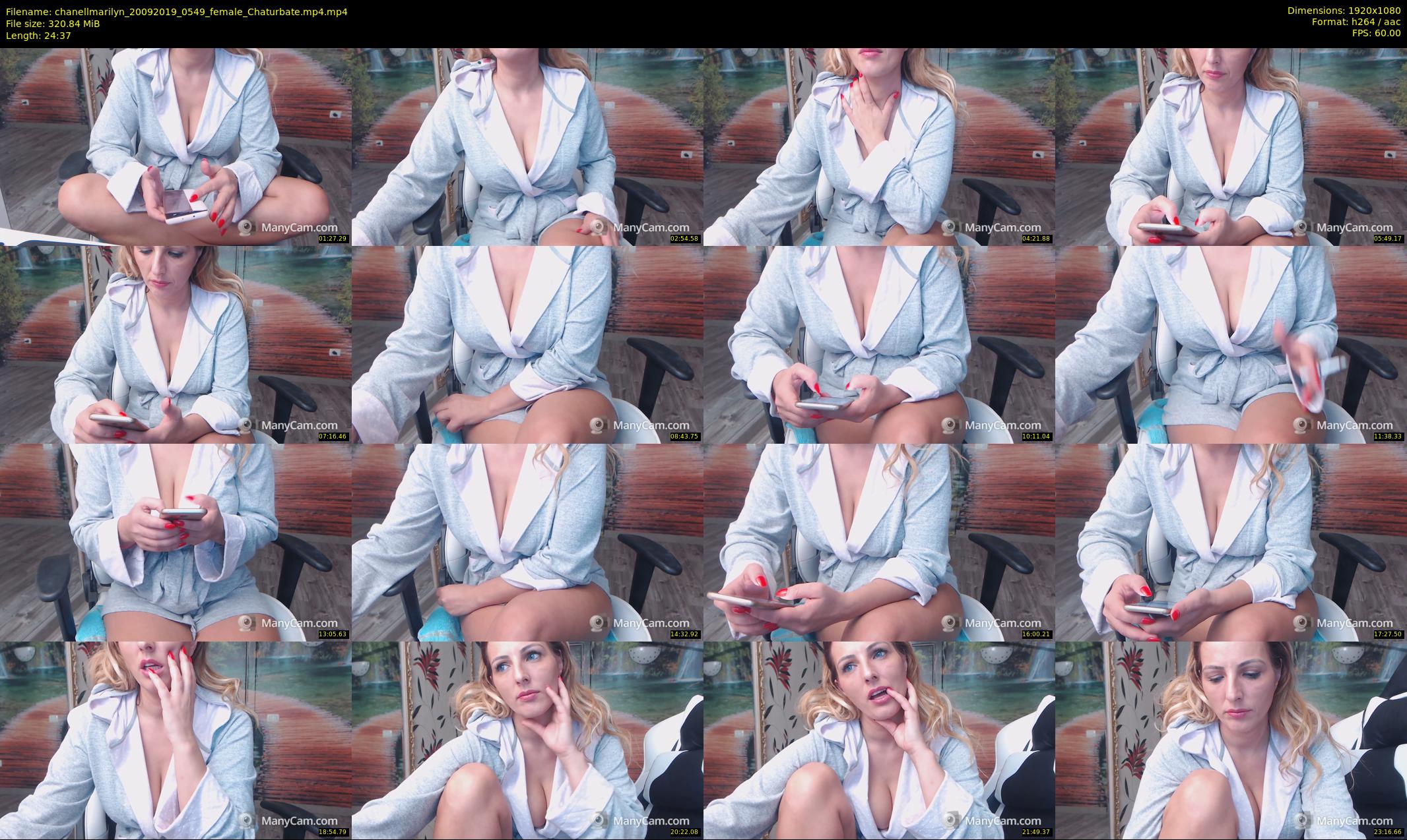 chanellmarilyn — 25 minute Chaturbate female cam show recording, 1080p, Sep 20, 2019