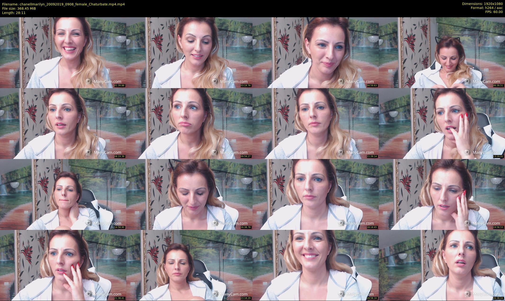 chanellmarilyn — 29 minute Chaturbate female cam show recording, 1080p, Sep 20, 2019