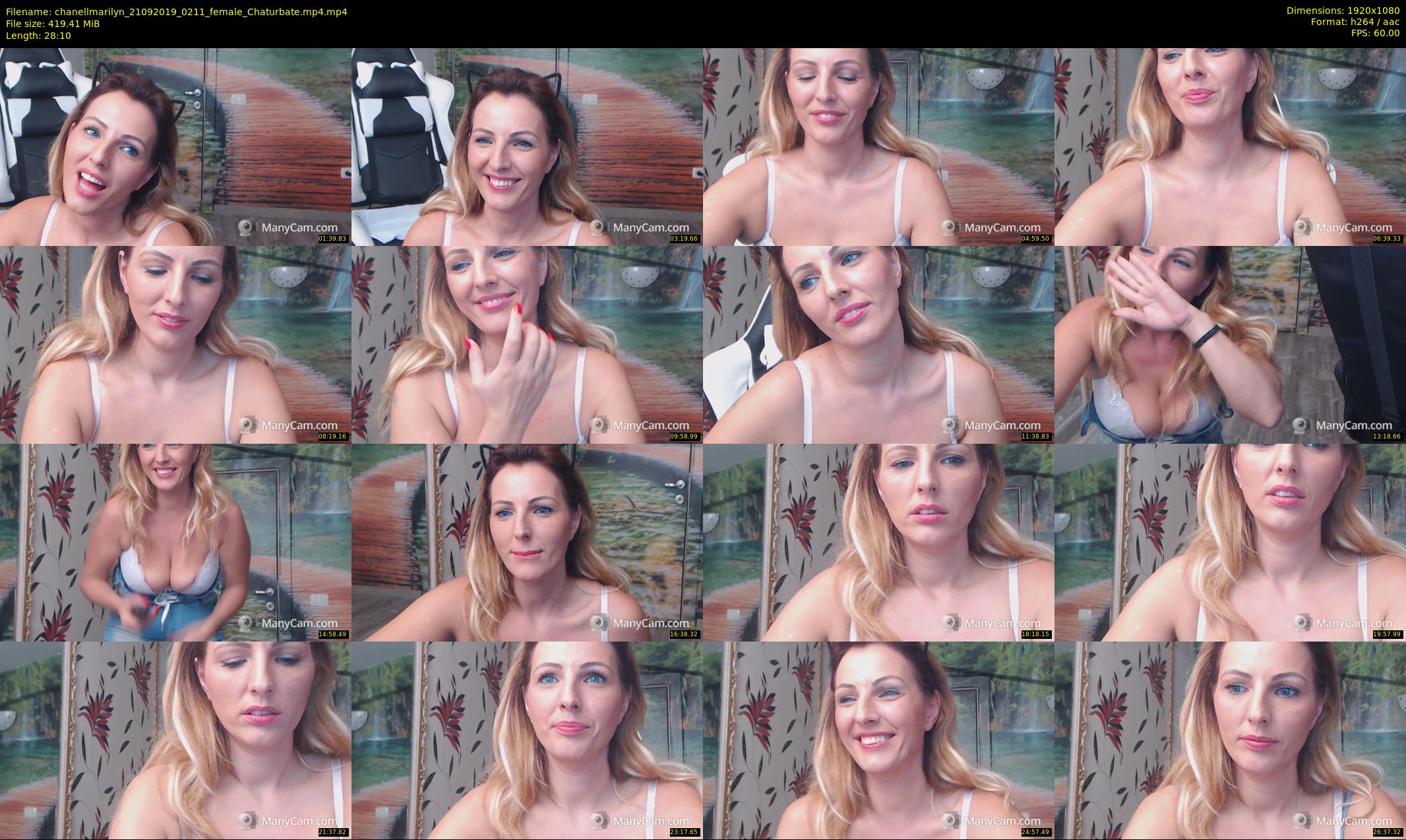 chanellmarilyn — 29 minute Chaturbate female cam show recording, 1080p, Sep 21, 2019