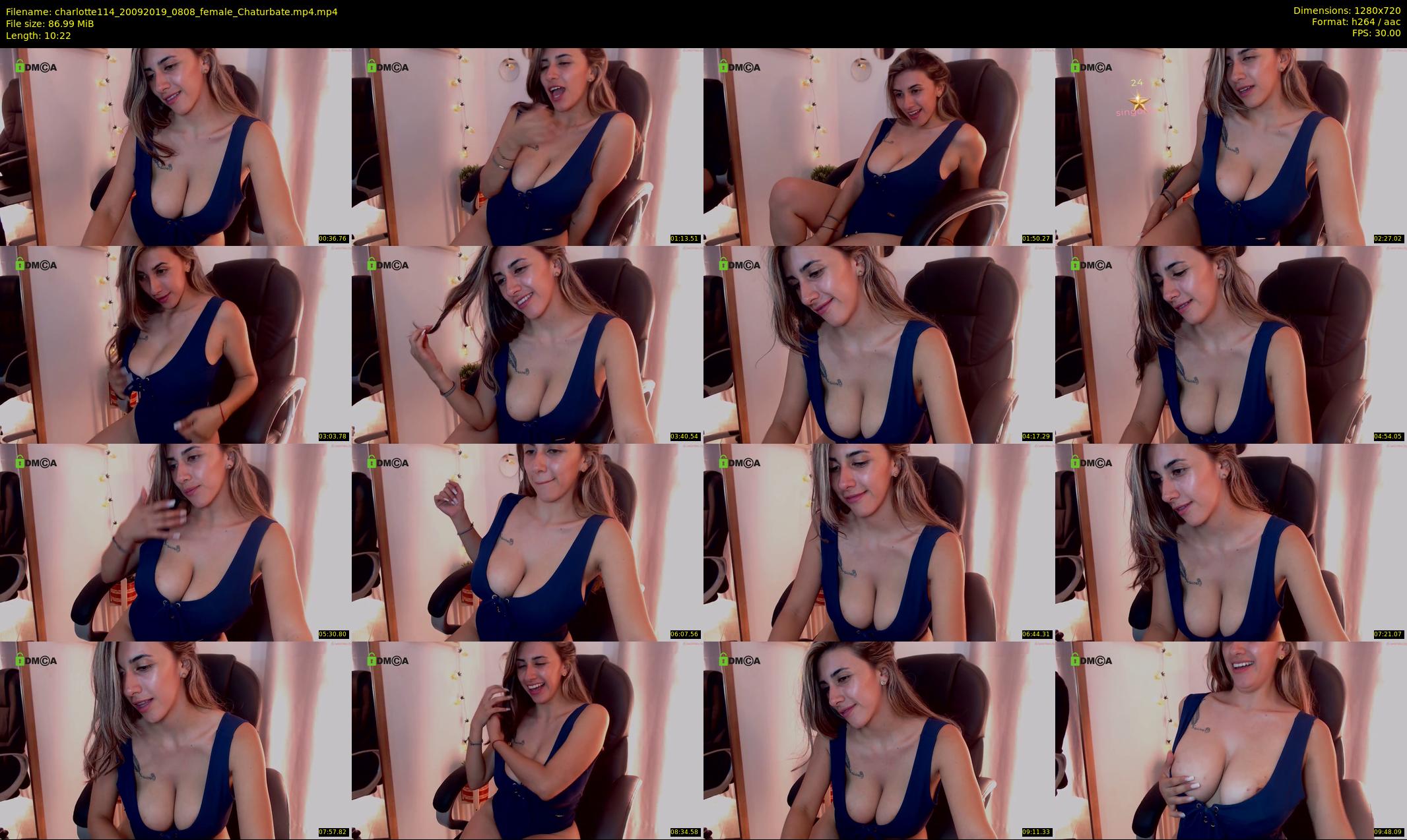 charlotte114 — 11 minute Chaturbate female cam show recording, 720p, Sep 20, 2019