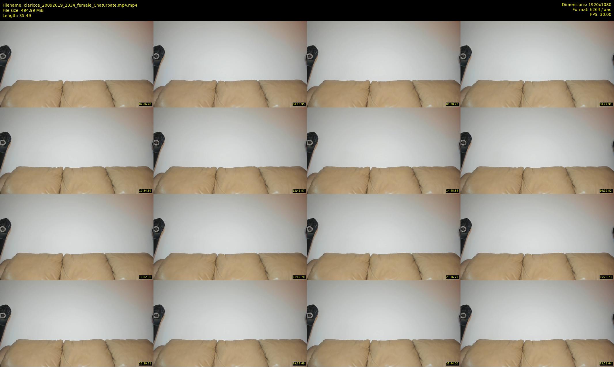 claricce — 36 minute Chaturbate female cam show recording, 1080p, Sep 20, 2019