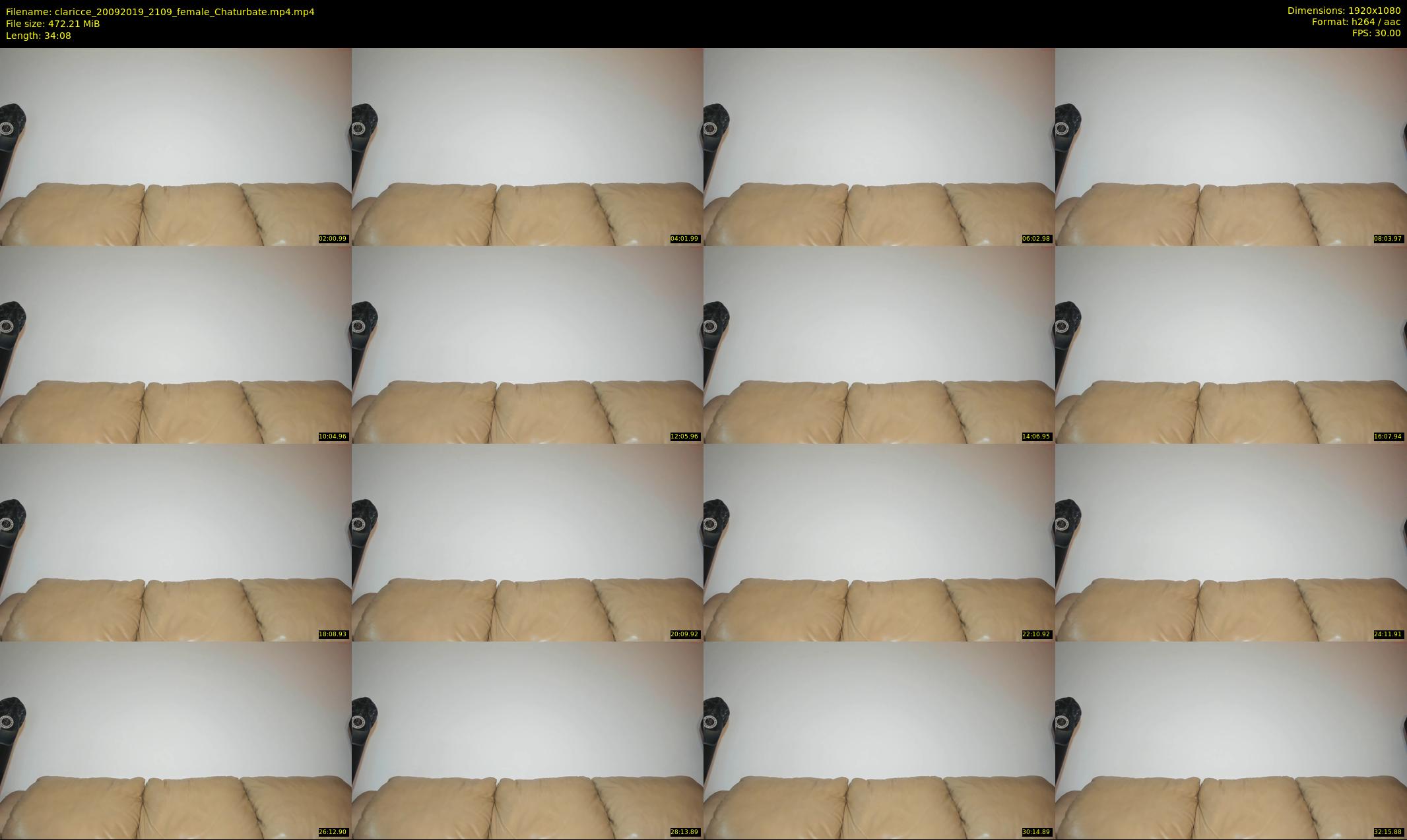 claricce — 35 minute Chaturbate female cam show recording, 1080p, Sep 20, 2019