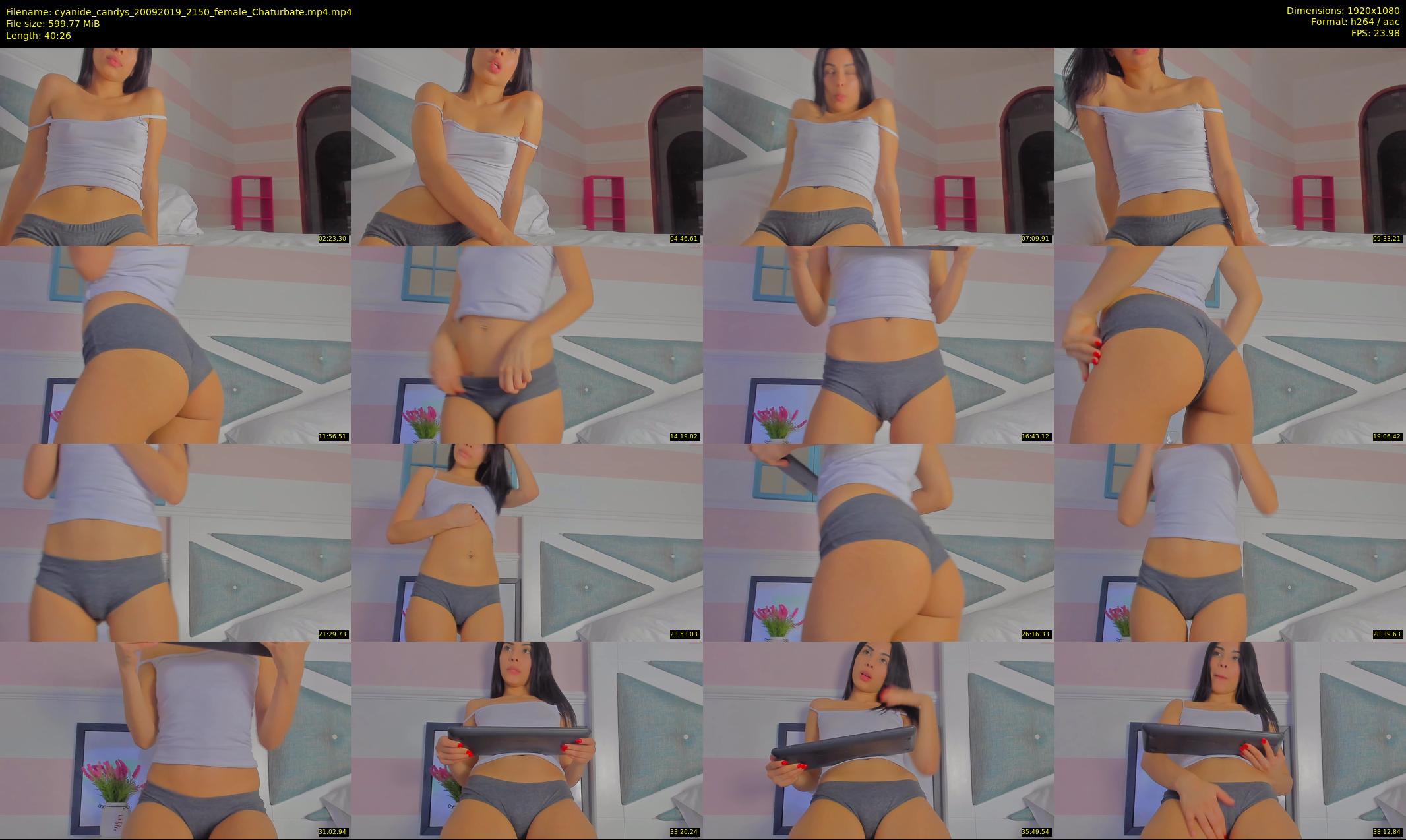 cyanide_candys — 41 minute Chaturbate female cam show recording, 1080p, Sep 20, 2019