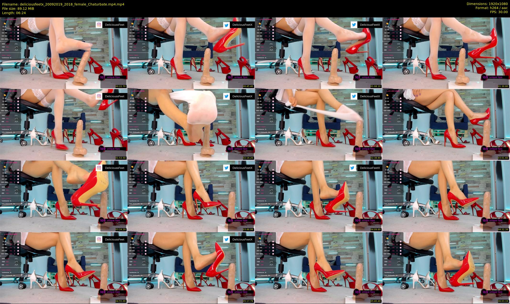 deliciousfeetx — 7 minute Chaturbate female cam show recording, 1080p, Sep 20, 2019