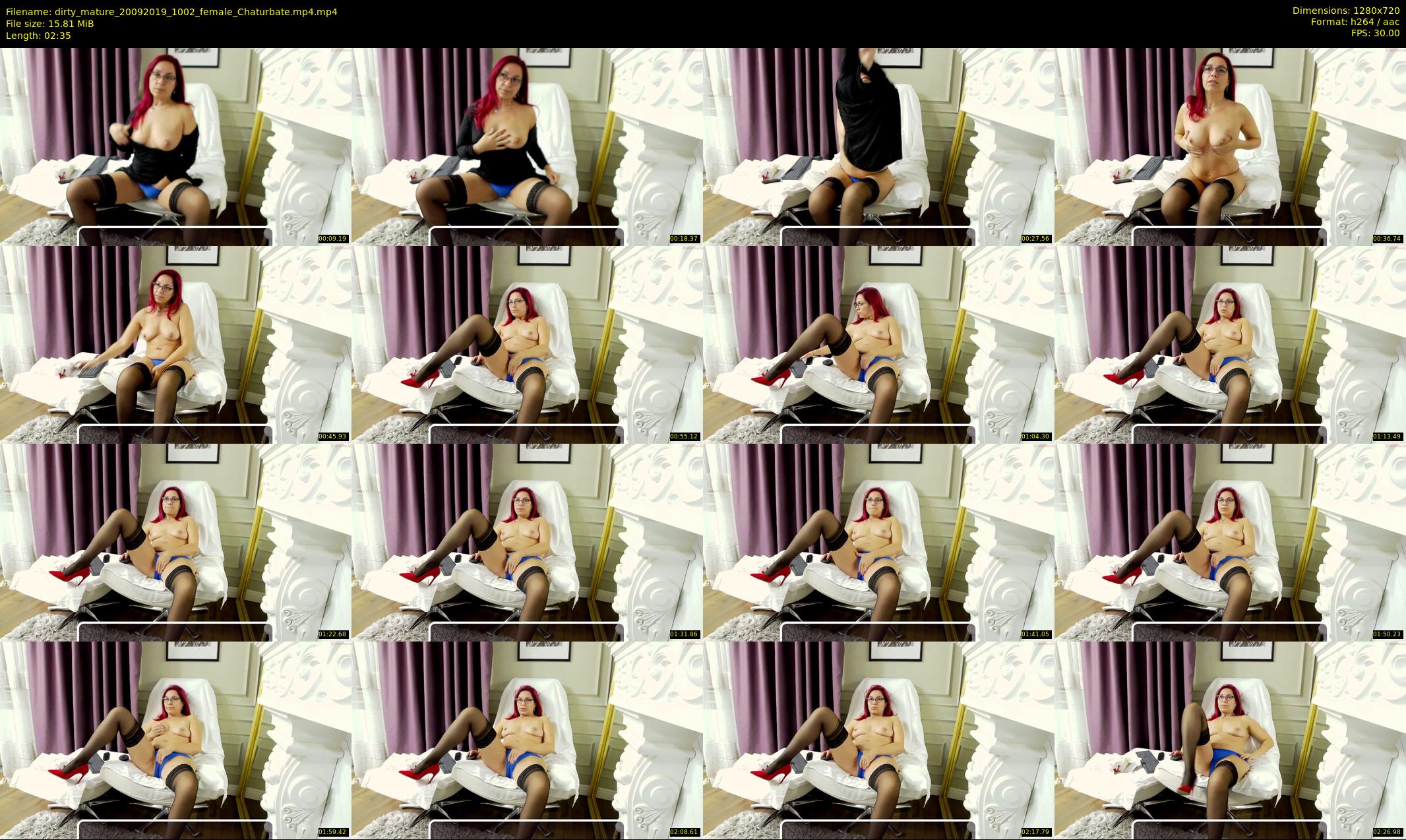 dirty_mature — 3 minute Chaturbate female cam show recording, 720p, Sep 20, 2019
