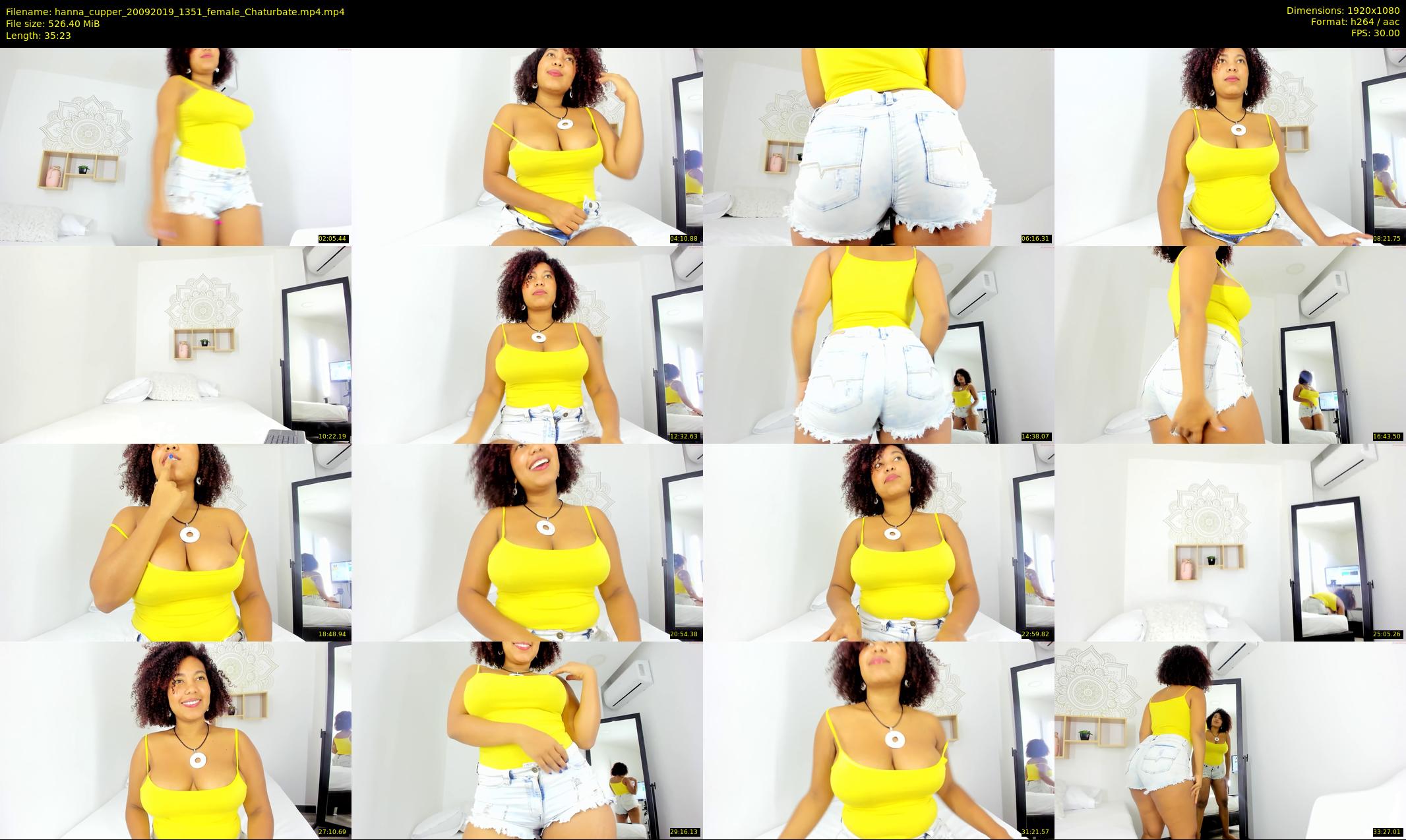 hanna_cupper — 36 minute Chaturbate female cam show recording, 1080p, Sep 20, 2019