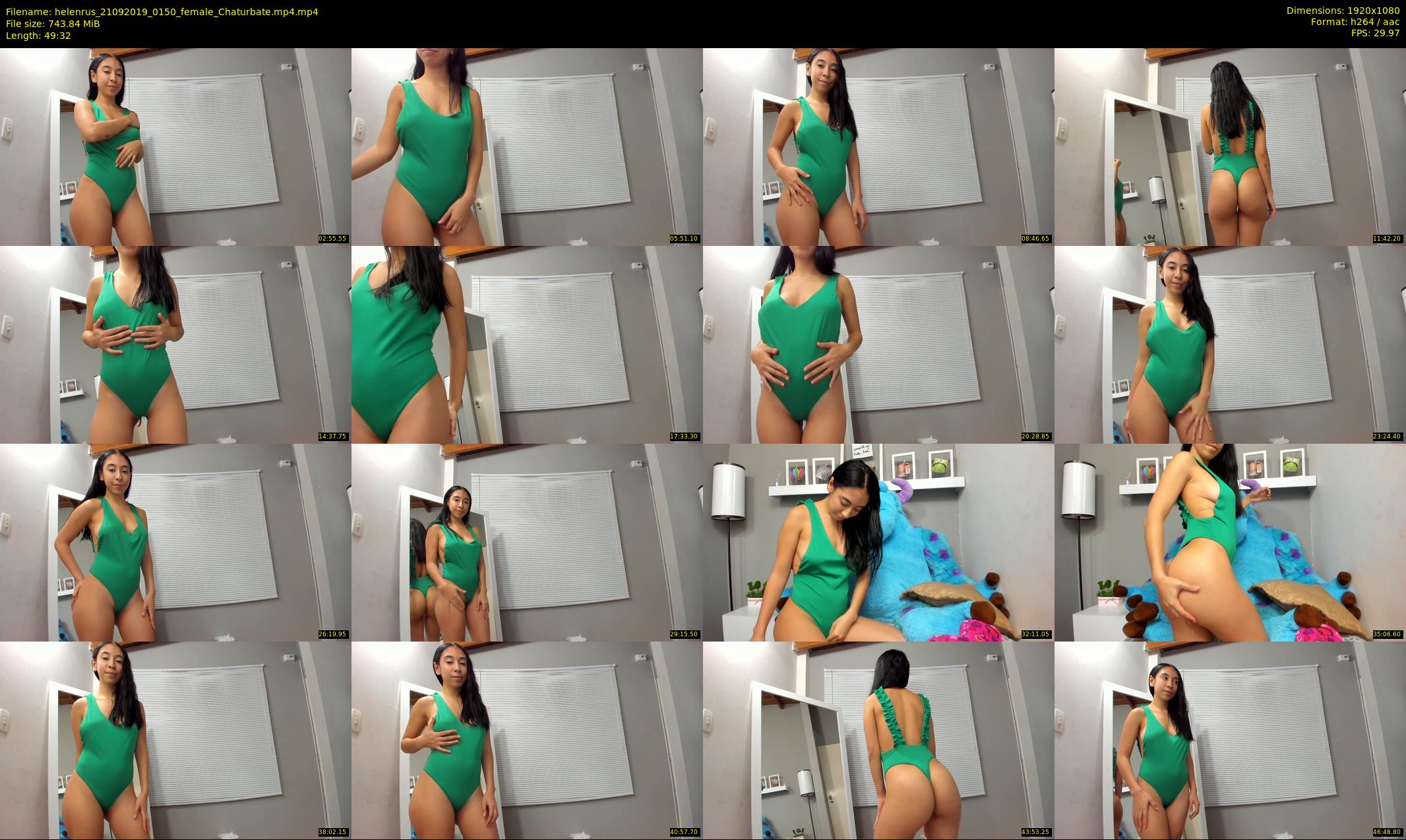 helenrus — 50 minute Chaturbate female cam show recording, 1080p, Sep 21, 2019