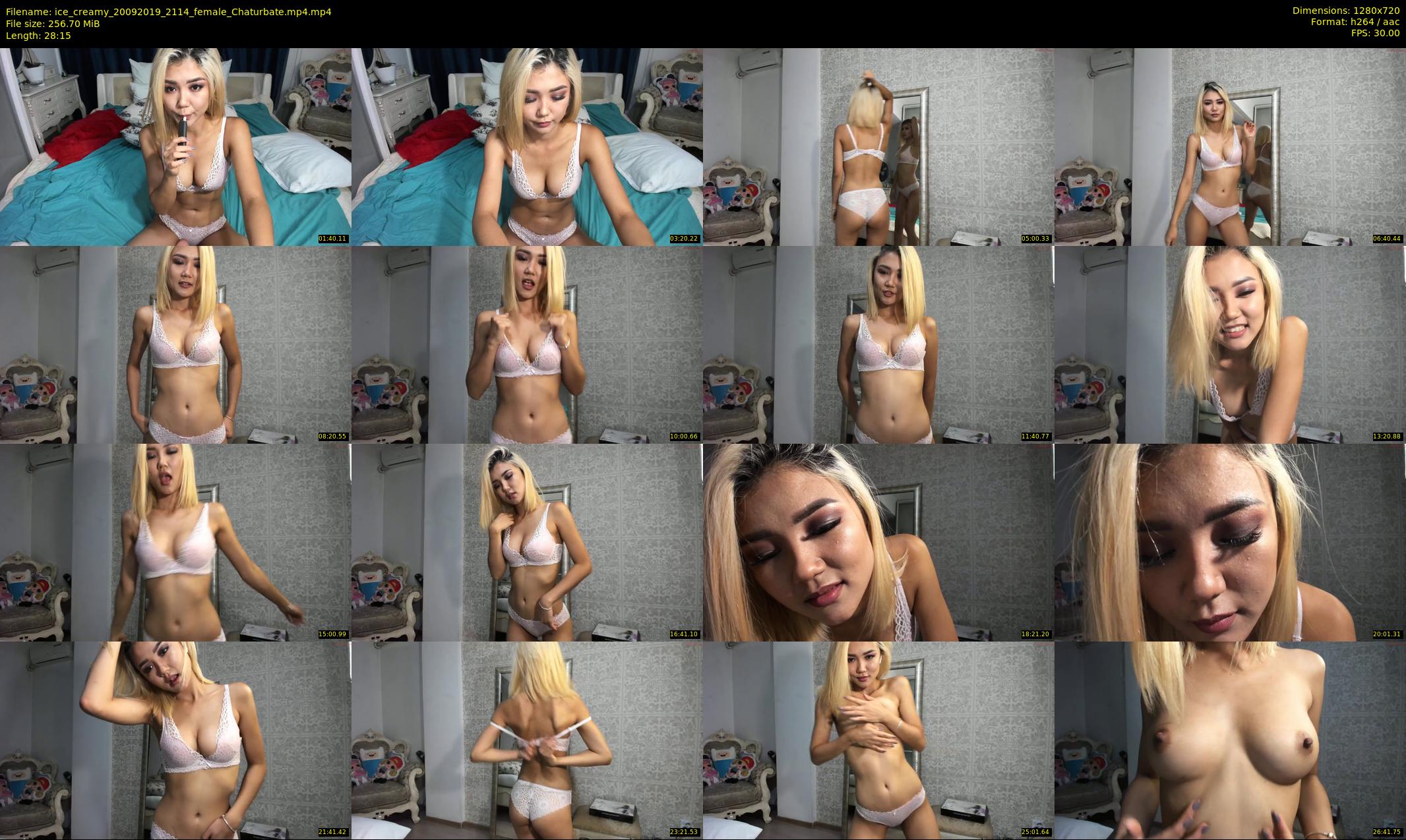 ice_creamy — 29 minute Chaturbate female cam show recording, 720p, Sep 20, 2019