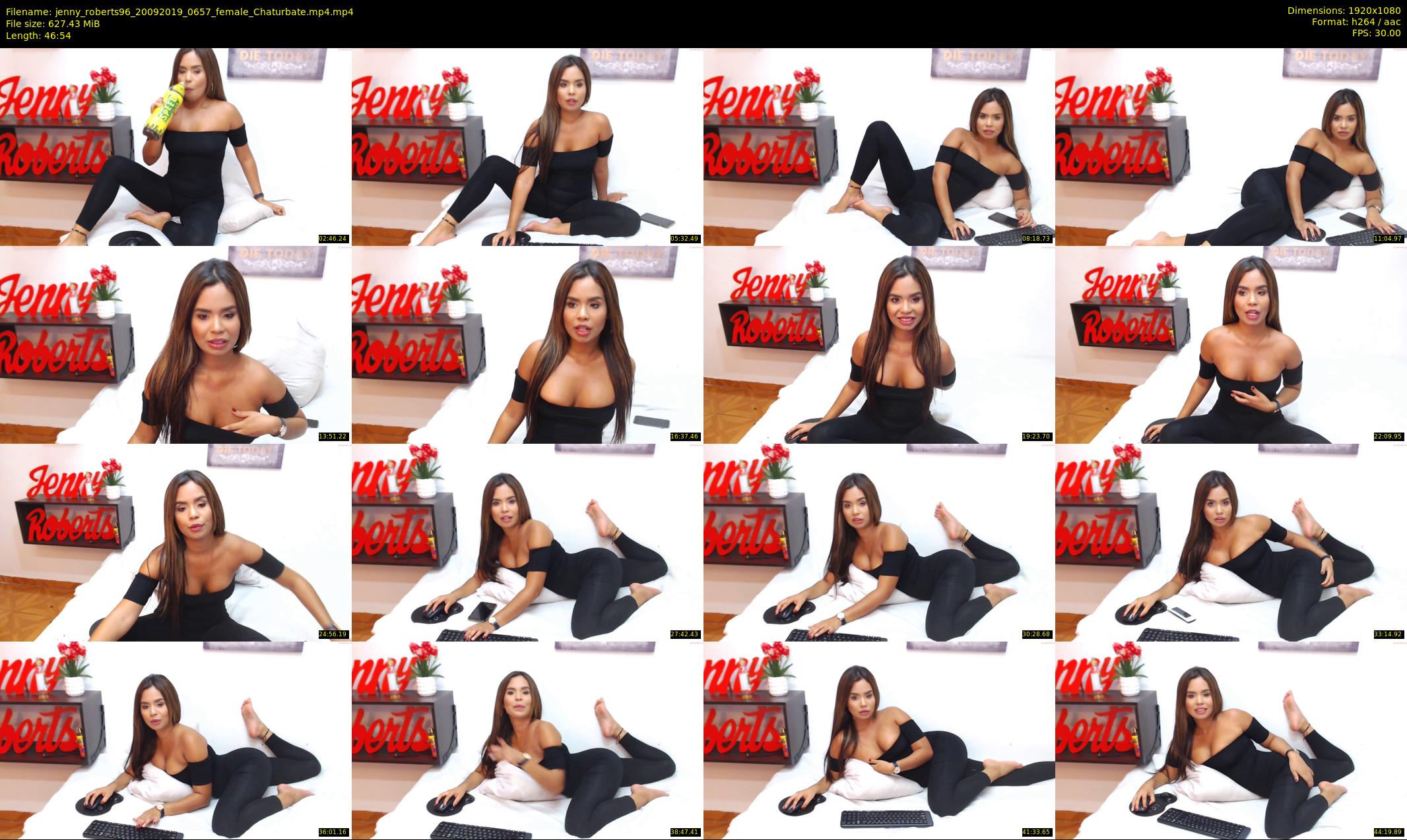 jenny_roberts96 — 47 minute Chaturbate female cam show recording, 1080p, Sep 20, 2019
