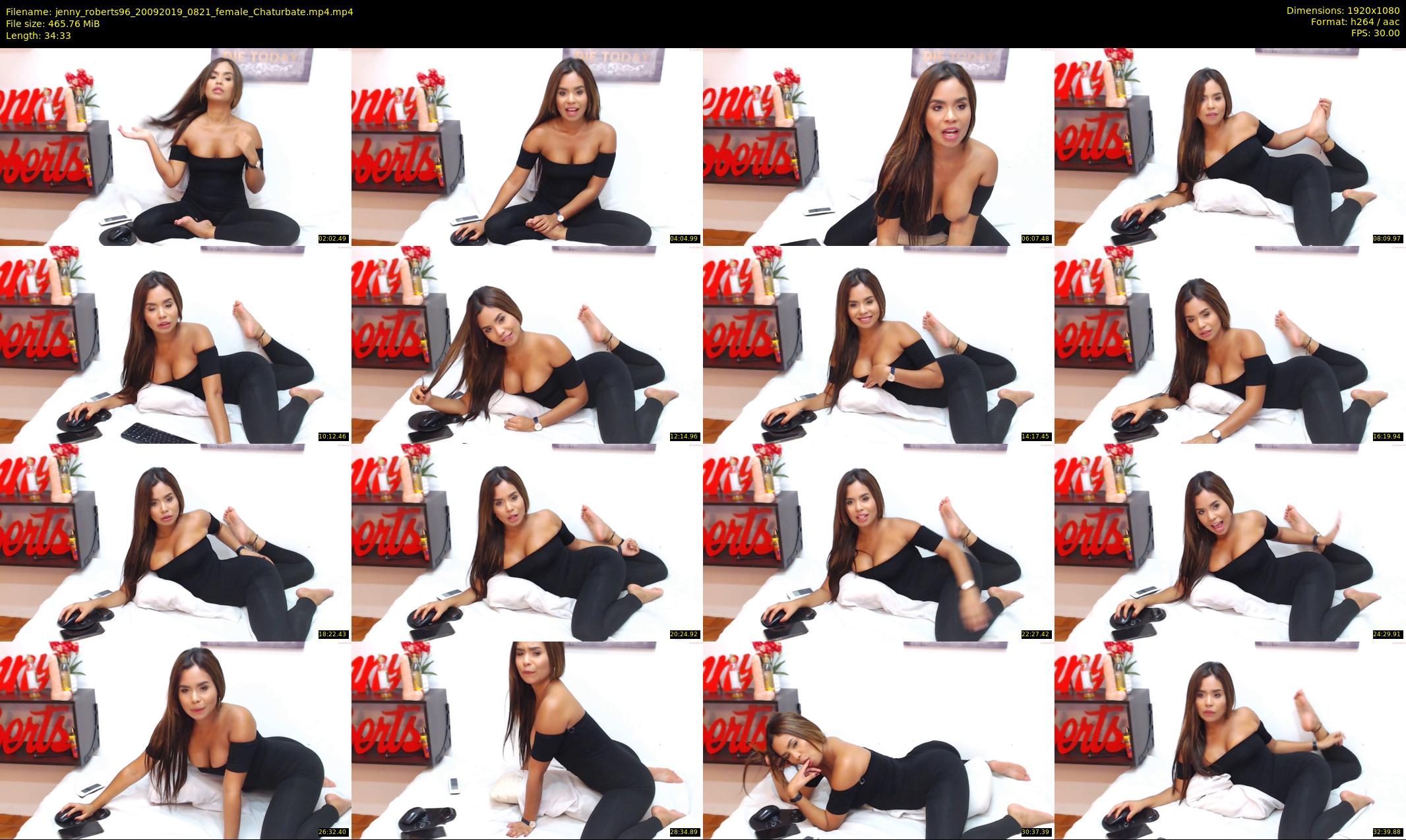 jenny_roberts96 — 35 minute Chaturbate female cam show recording, 1080p, Sep 20, 2019