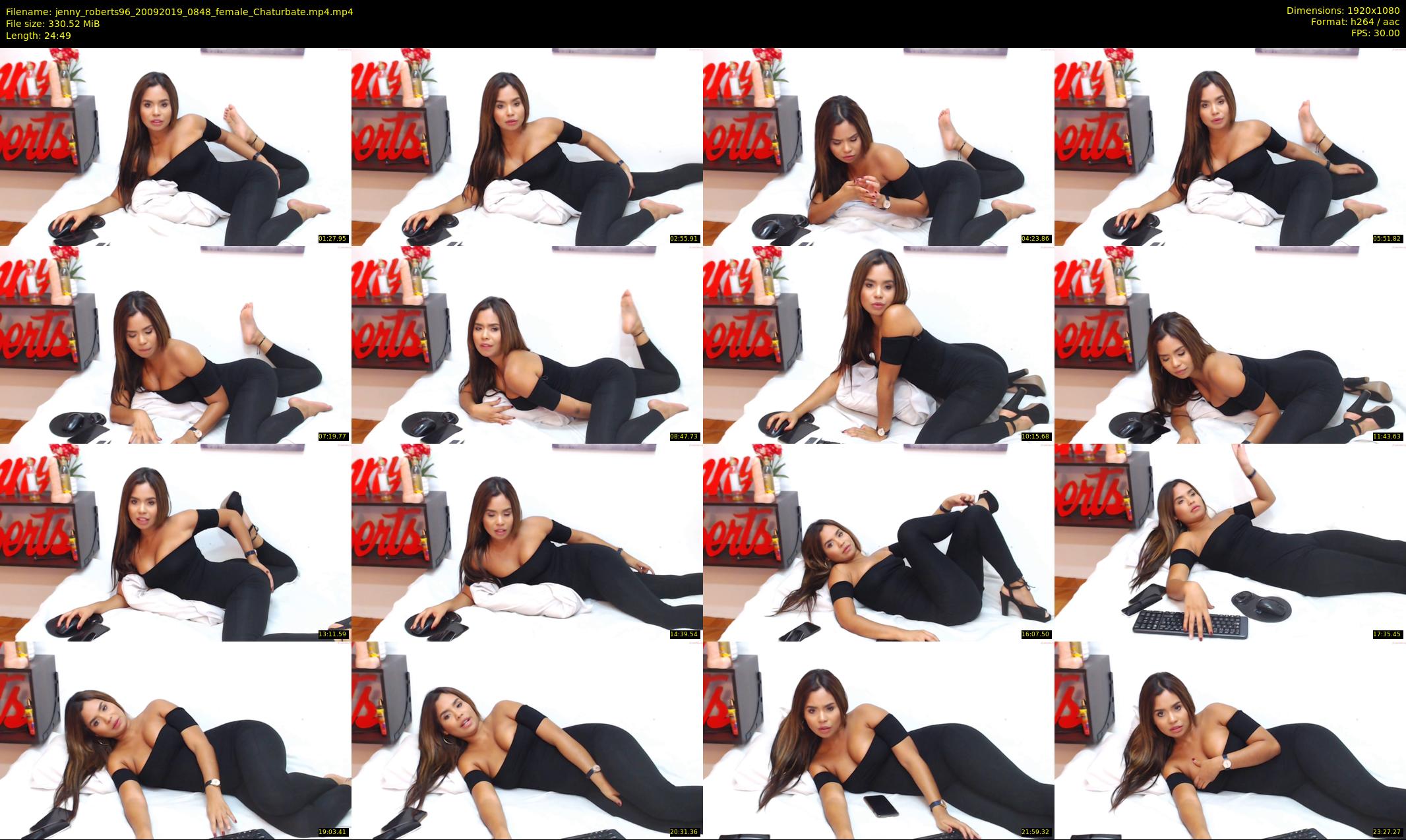 jenny_roberts96 — 25 minute Chaturbate female cam show recording, 1080p, Sep 20, 2019