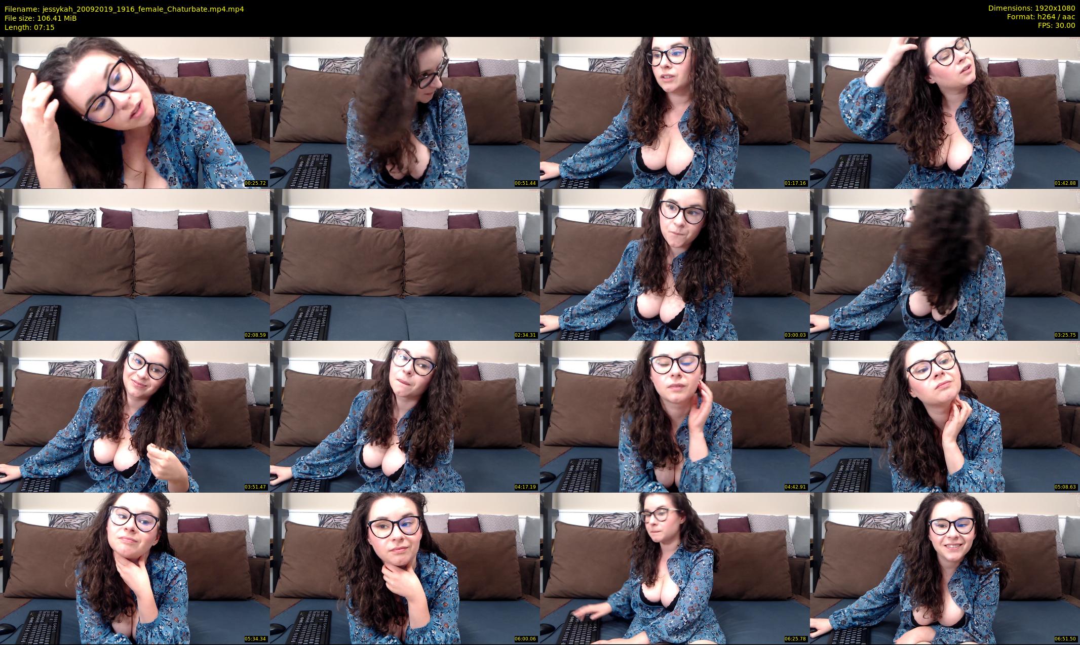 jessykah — 8 minute Chaturbate female cam show recording, 1080p, Sep 20, 2019
