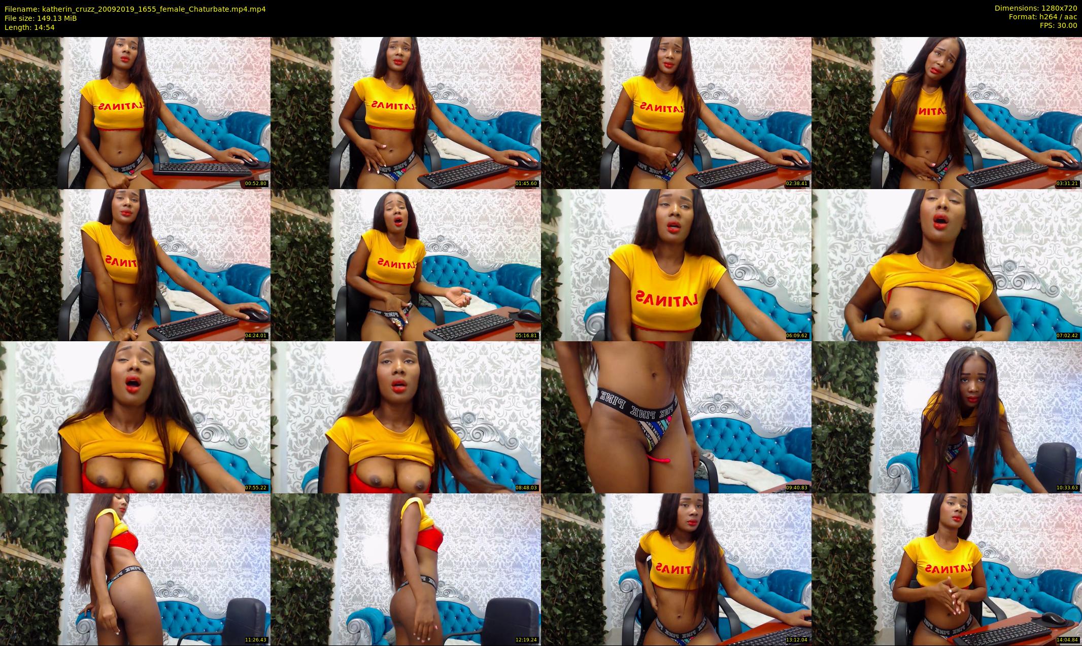 katherin_cruzz — 15 minute Chaturbate female cam show recording, 720p, Sep 20, 2019