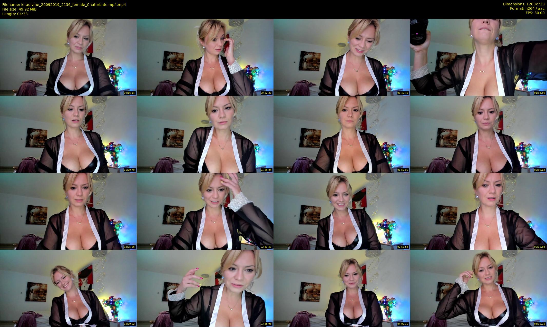 kiradivine — 5 minute Chaturbate female cam show recording, 720p, Sep 20, 2019