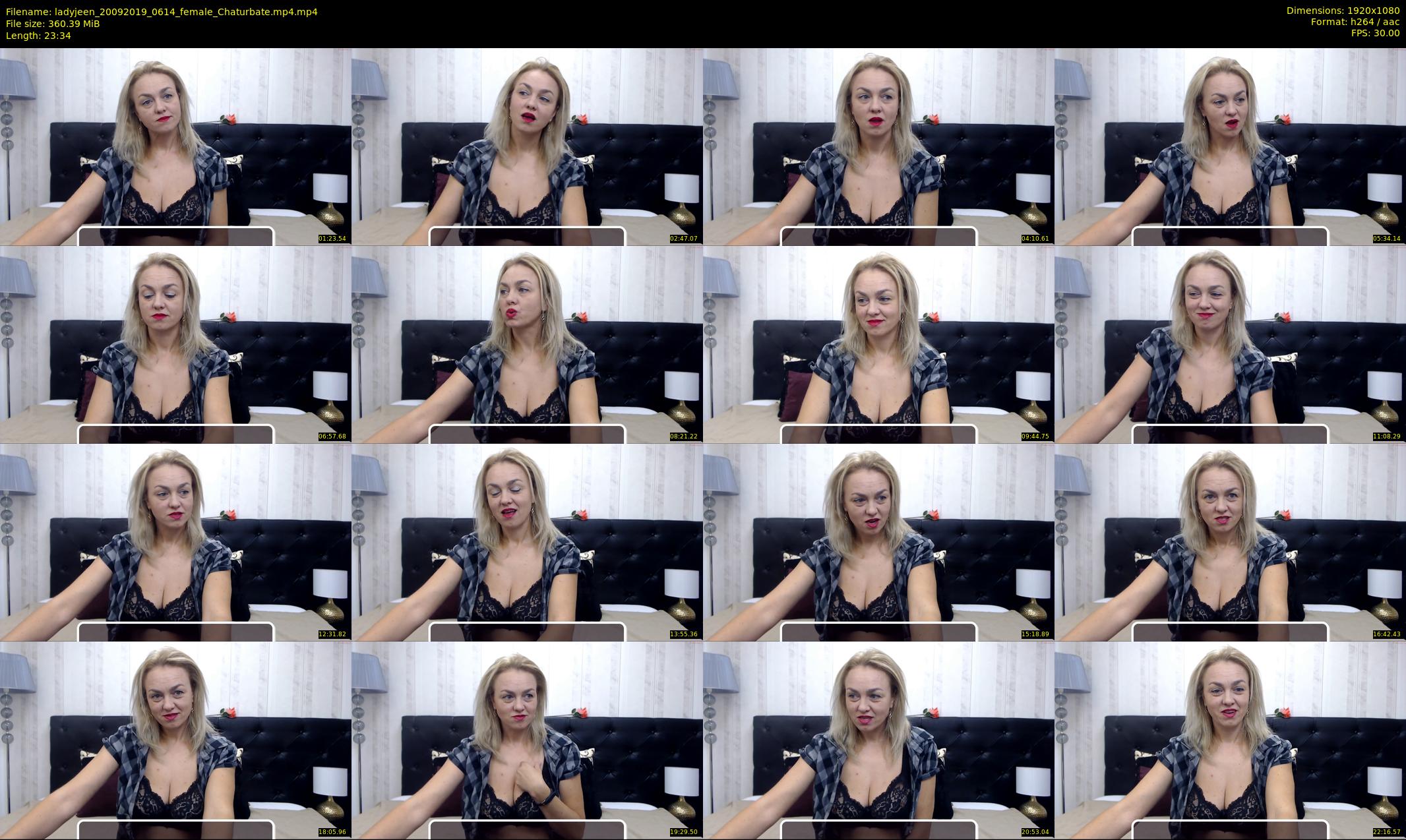 ladyjeen — 24 minute Chaturbate female cam show recording, 1080p, Sep 20, 2019
