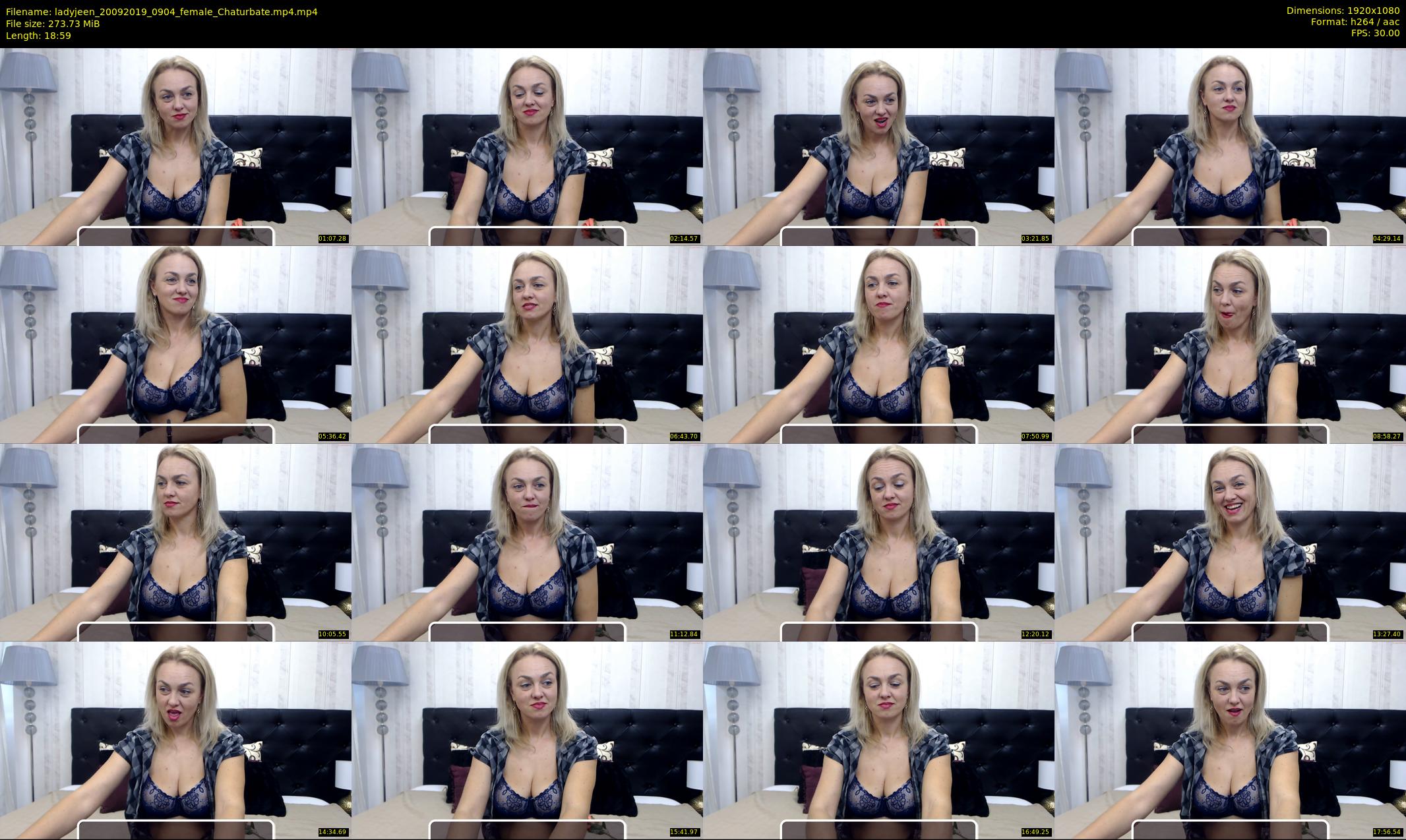 ladyjeen — 19 minute Chaturbate female cam show recording, 1080p, Sep 20, 2019