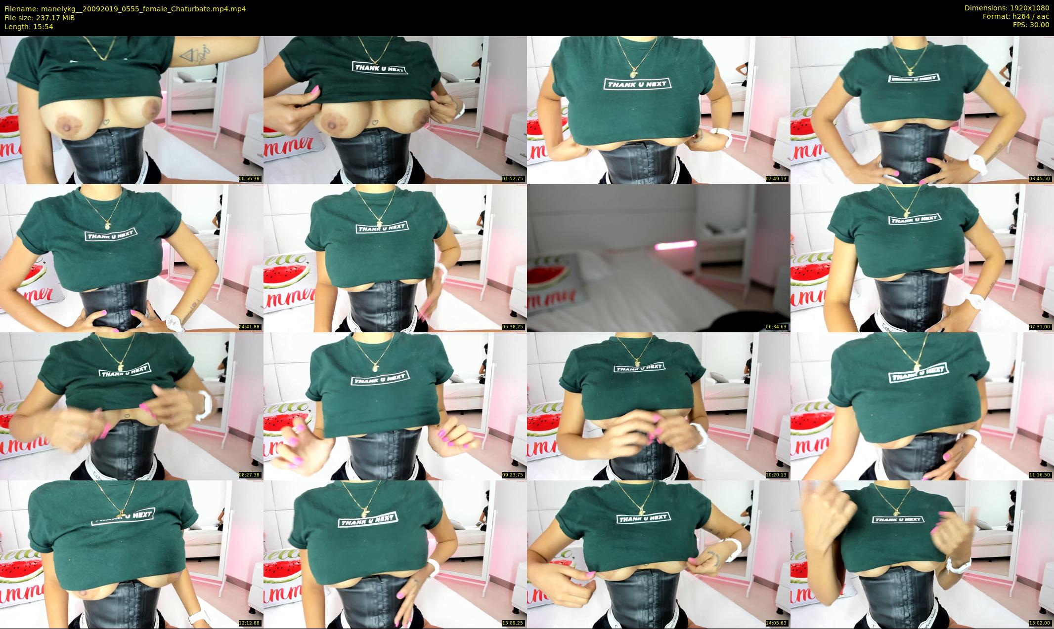 manelykg_ — 16 minute Chaturbate female cam show recording, 1080p, Sep 20, 2019