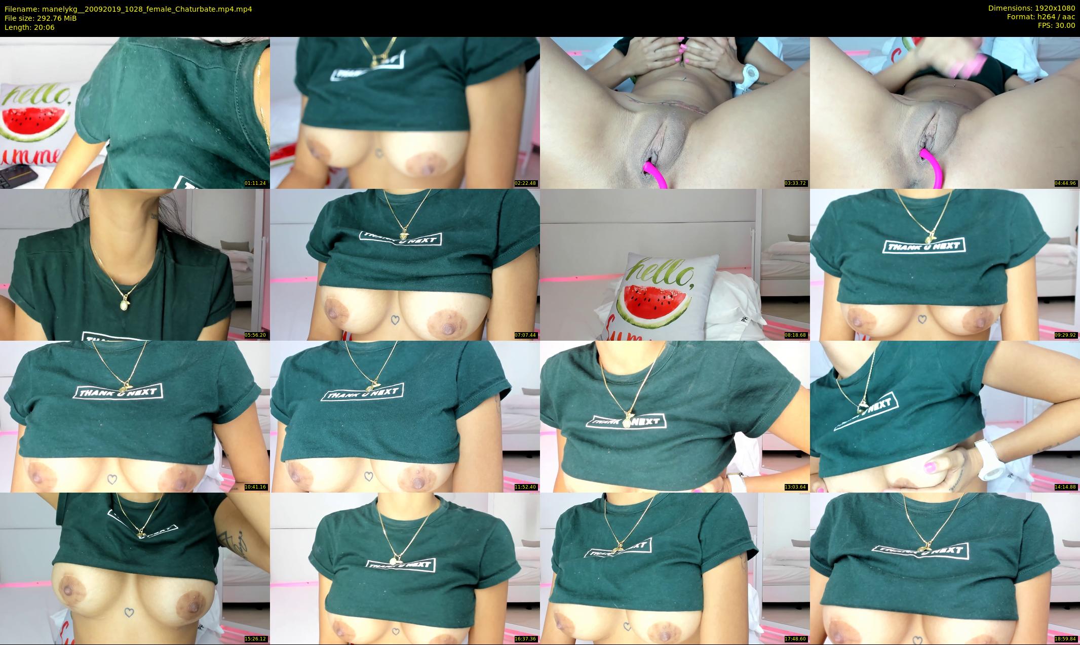 manelykg_ — 21 minute Chaturbate female cam show recording, 1080p, Sep 20, 2019