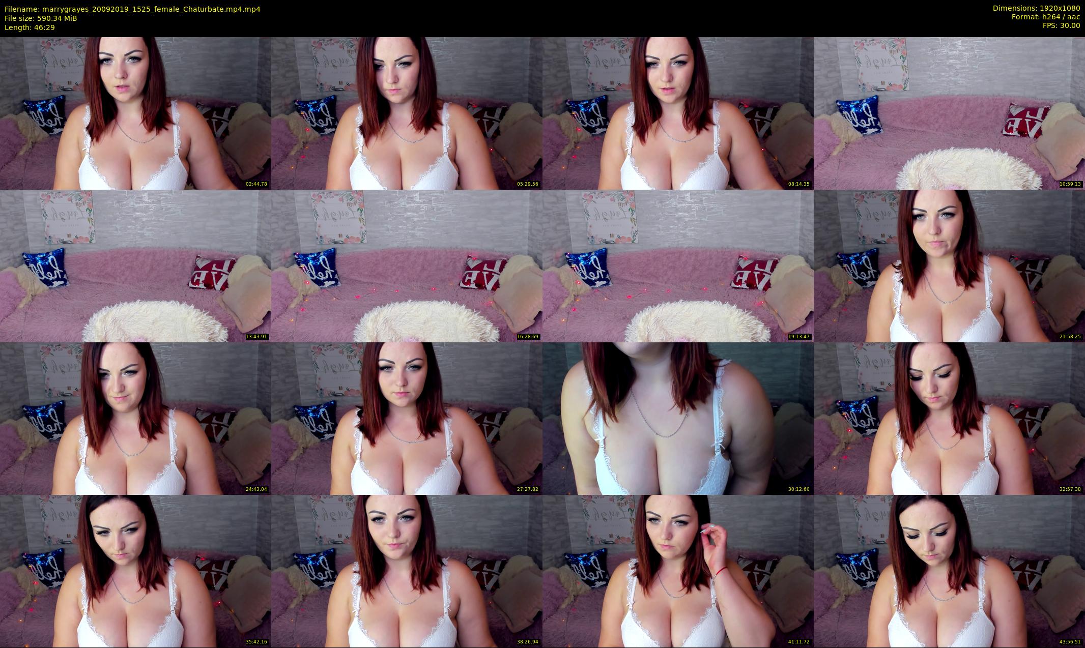 marrygrayes — 47 minute Chaturbate female cam show recording, 1080p, Sep 20, 2019
