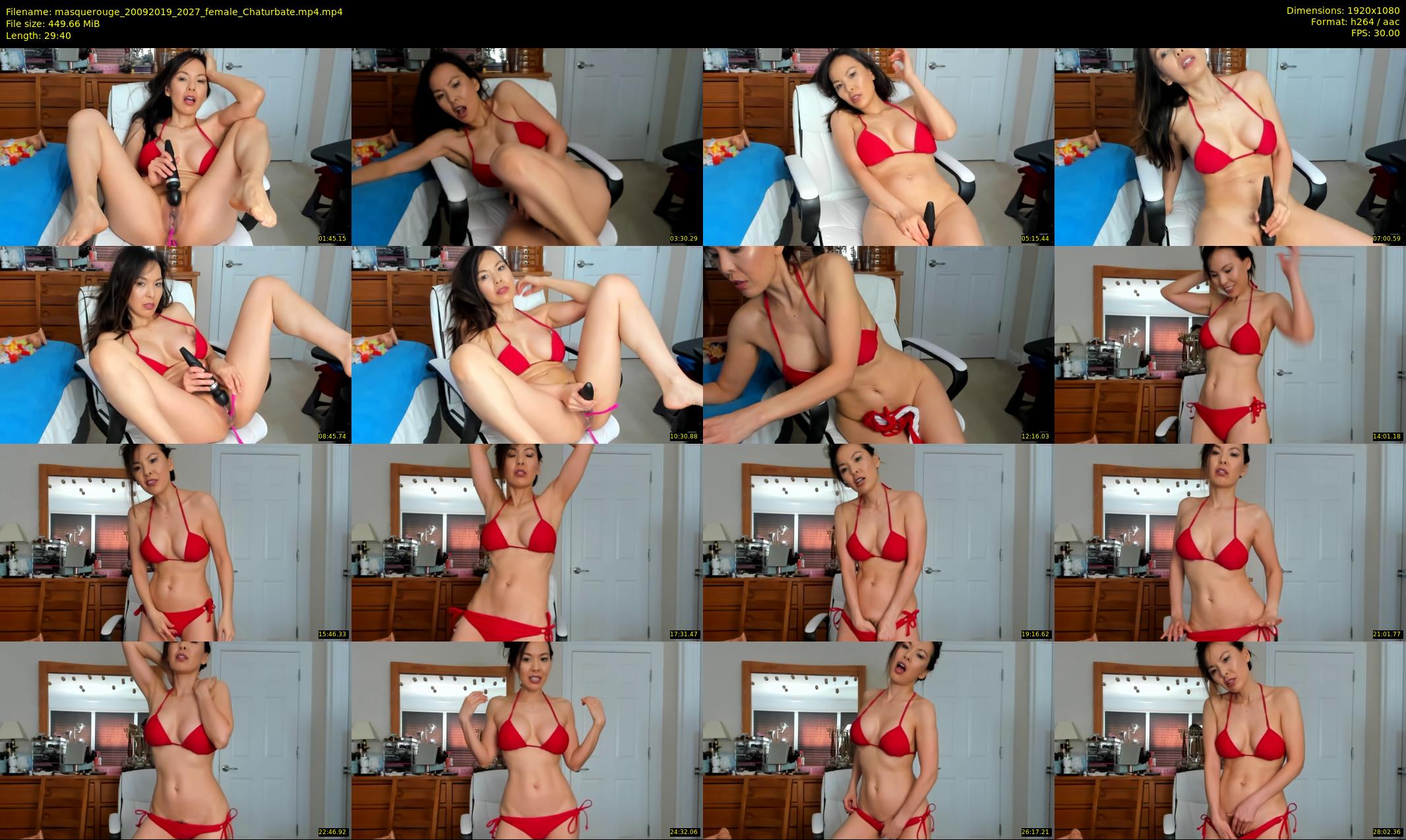 masquerouge — 30 minute Chaturbate female cam show recording, 1080p, Sep 20, 2019