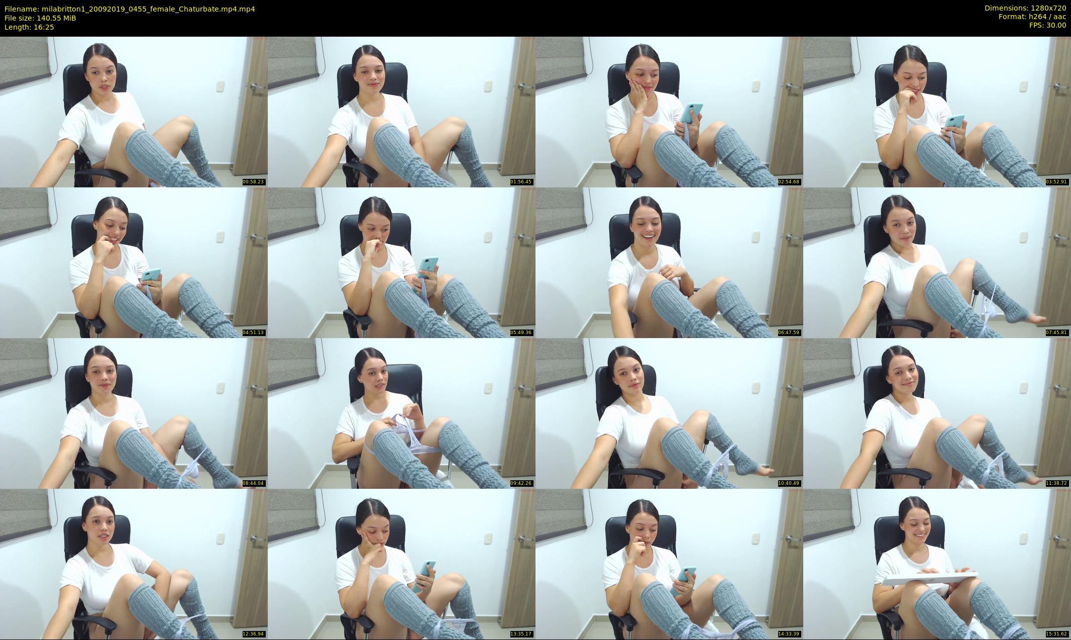 milabritton1 — 17 minute Chaturbate female cam show recording, 720p, Sep 20, 2019