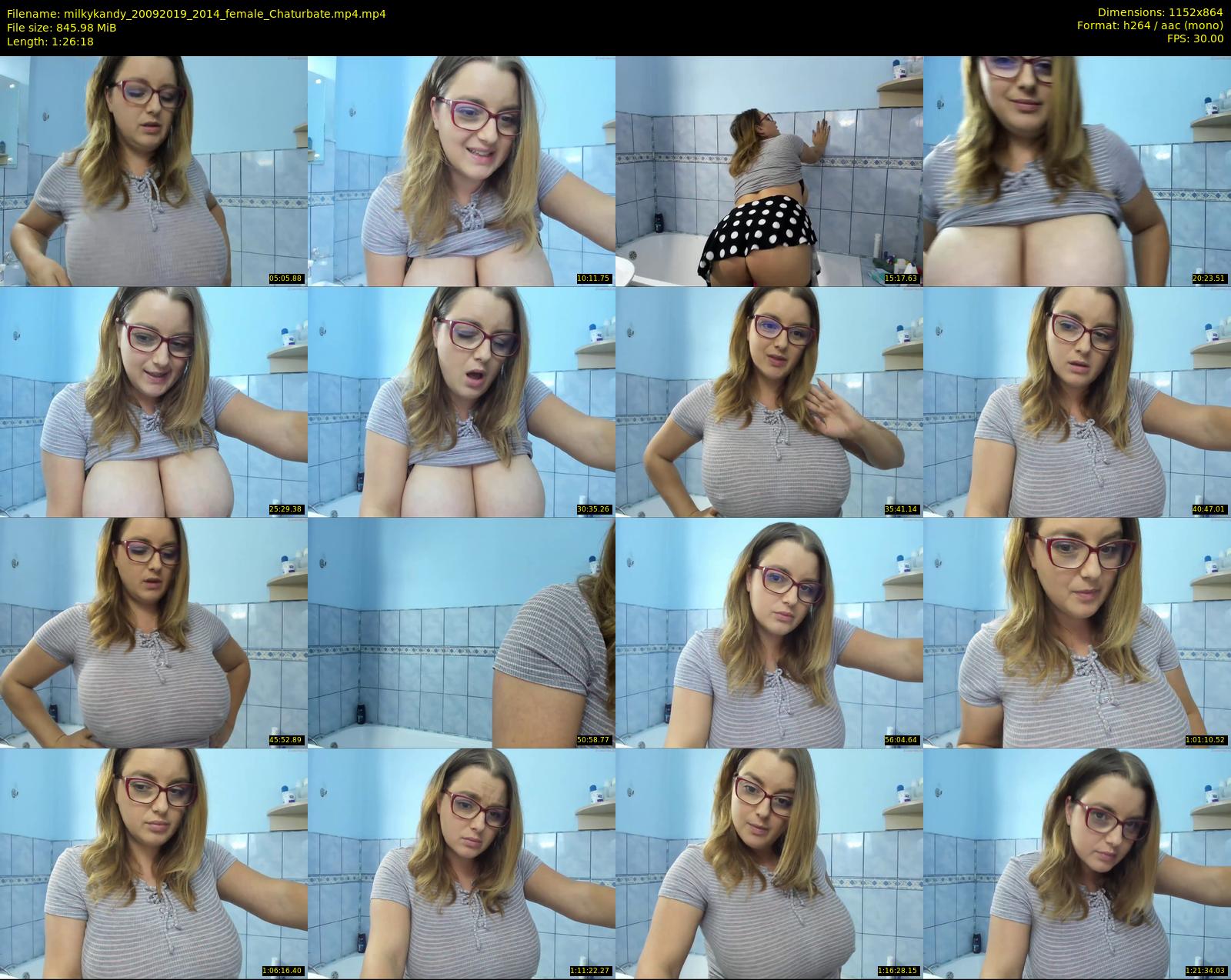 milkykandy — 87 minute Chaturbate female cam show recording, 720p, Sep 20, 2019