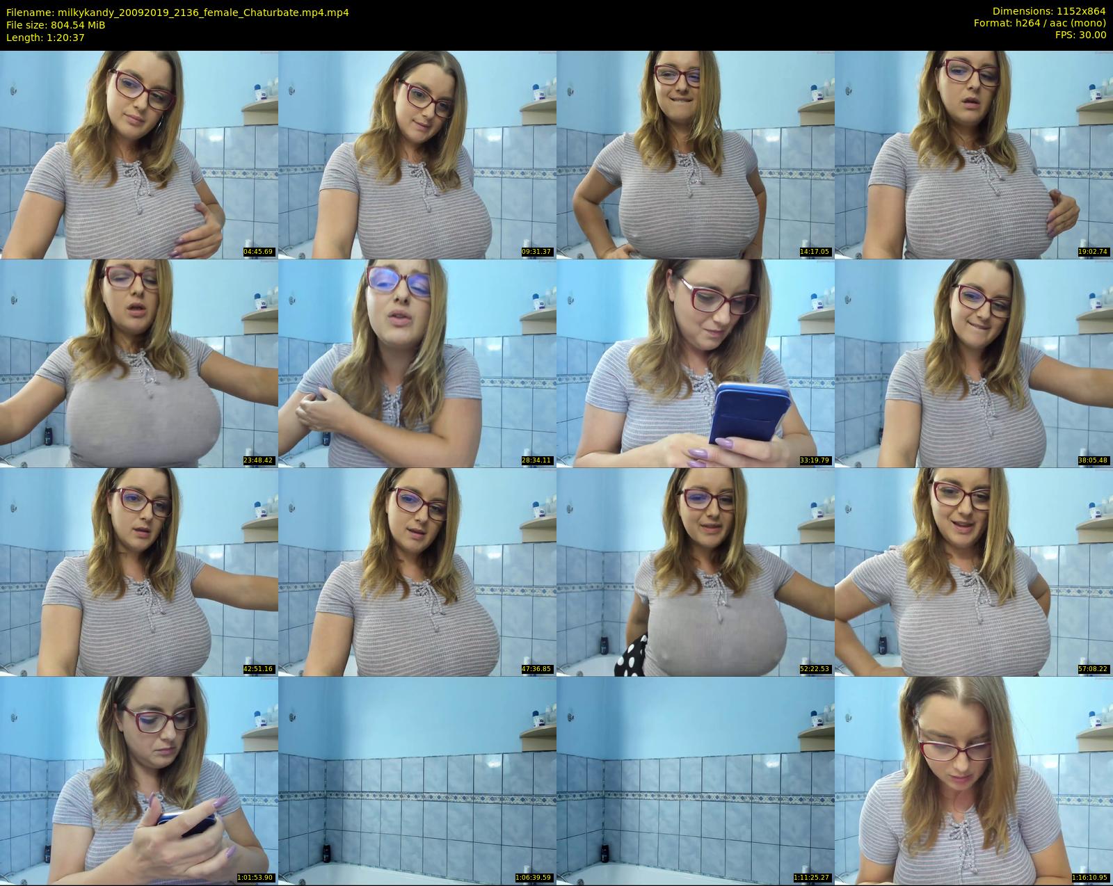 milkykandy — 81 minute Chaturbate female cam show recording, 720p, Sep 20, 2019