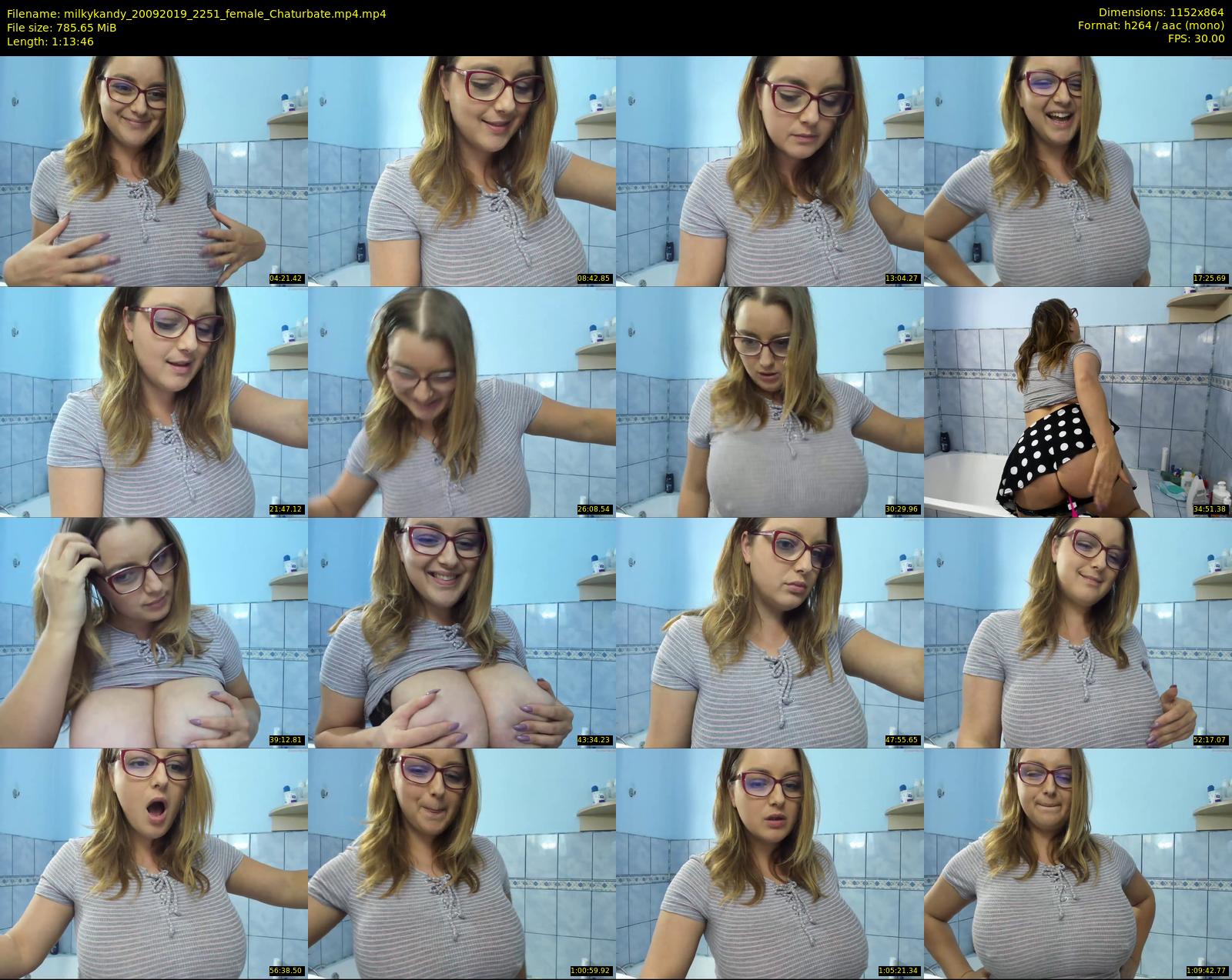 milkykandy — 74 minute Chaturbate female cam show recording, 720p, Sep 20, 2019