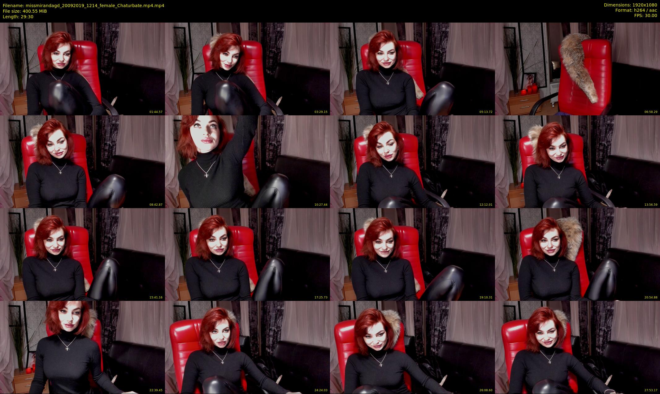 missmirandagd — 30 minute Chaturbate female cam show recording, 1080p, Sep 20, 2019