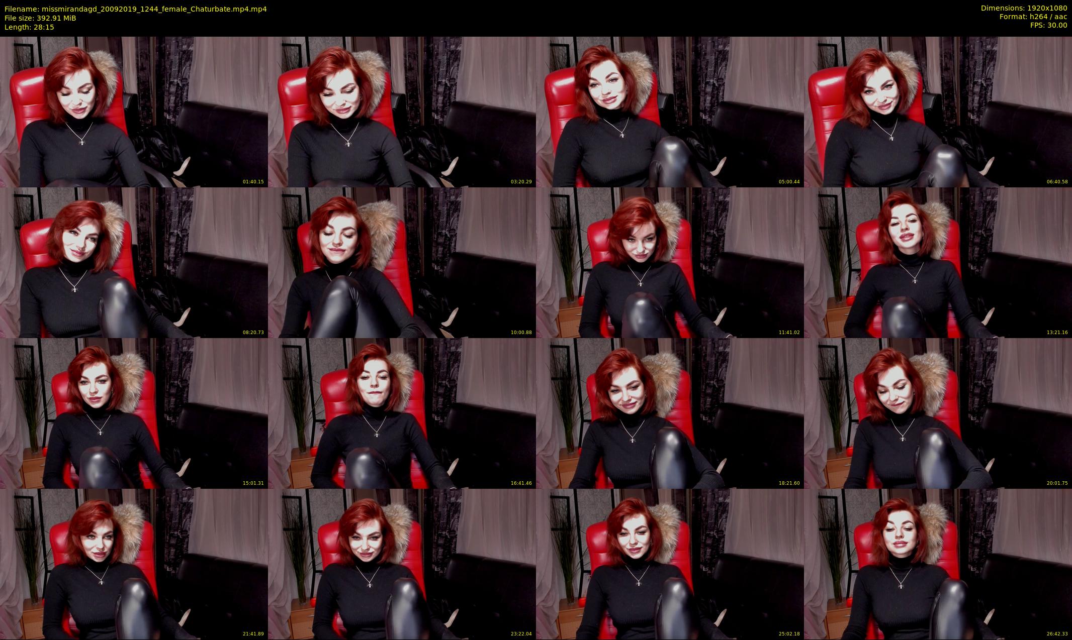 missmirandagd — 29 minute Chaturbate female cam show recording, 1080p, Sep 20, 2019