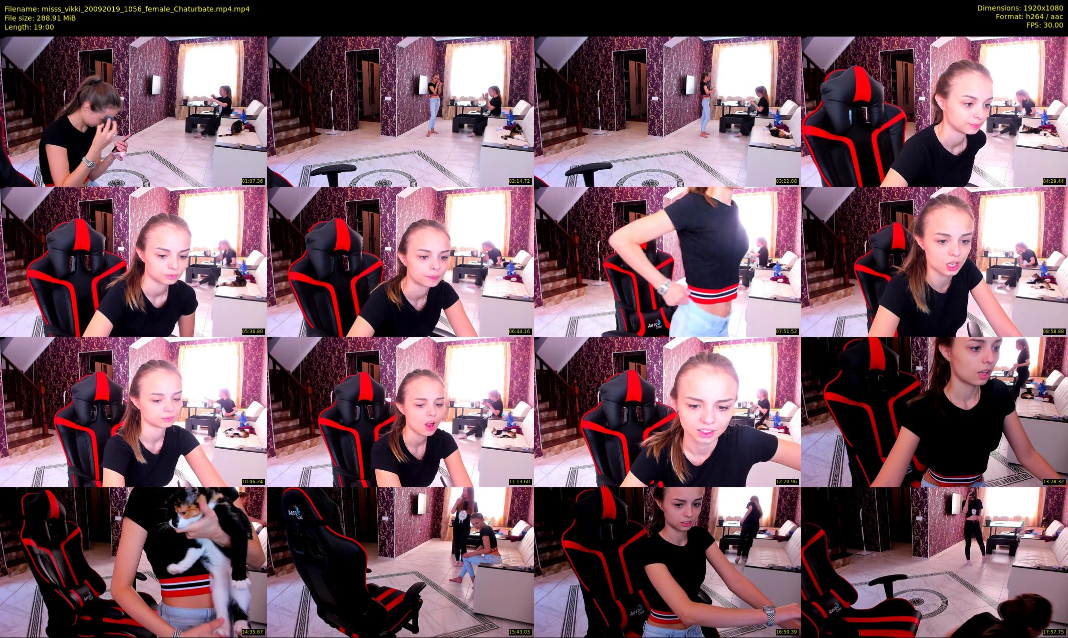 misss_vikki — 19 minute Chaturbate female cam show recording, 1080p, Sep 20, 2019