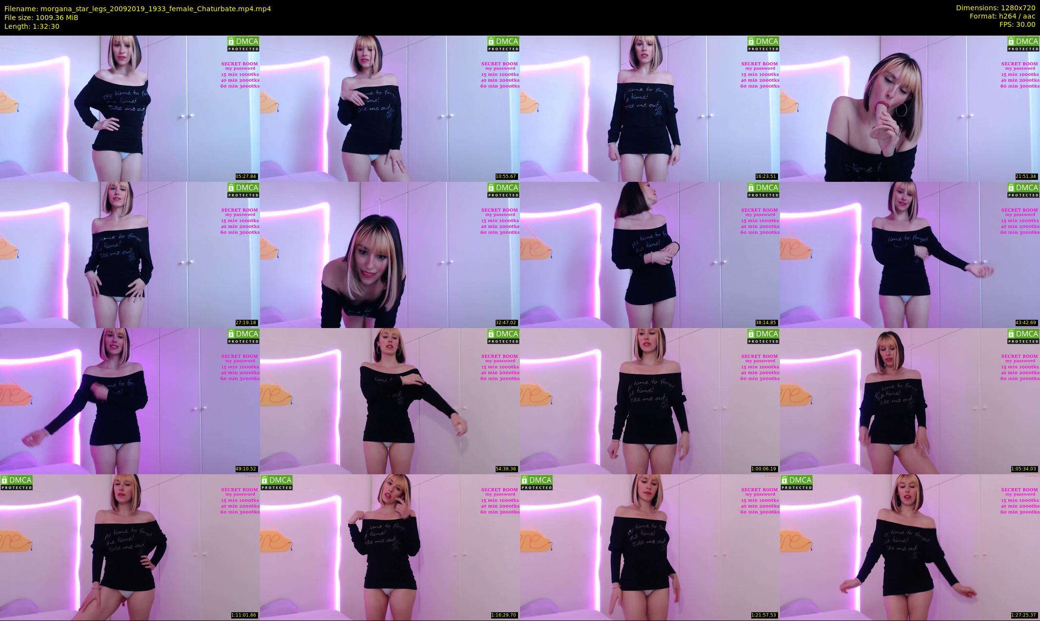 morgana_star_legs — 93 minute Chaturbate female cam show recording, 720p, Sep 20, 2019