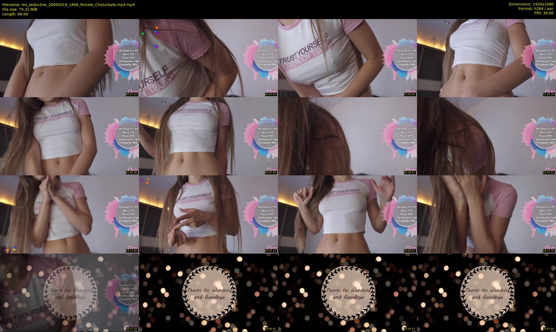ms_seductive — 6 minute Chaturbate female cam show recording, 1080p, Sep 20, 2019