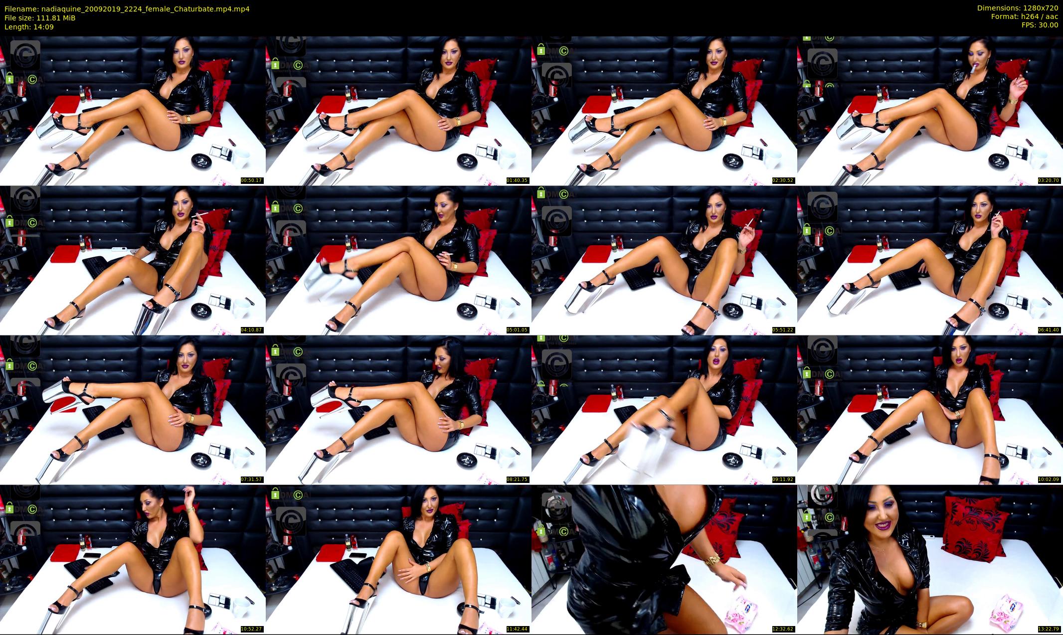 nadiaquine — 15 minute Chaturbate female cam show recording, 720p, Sep 20, 2019