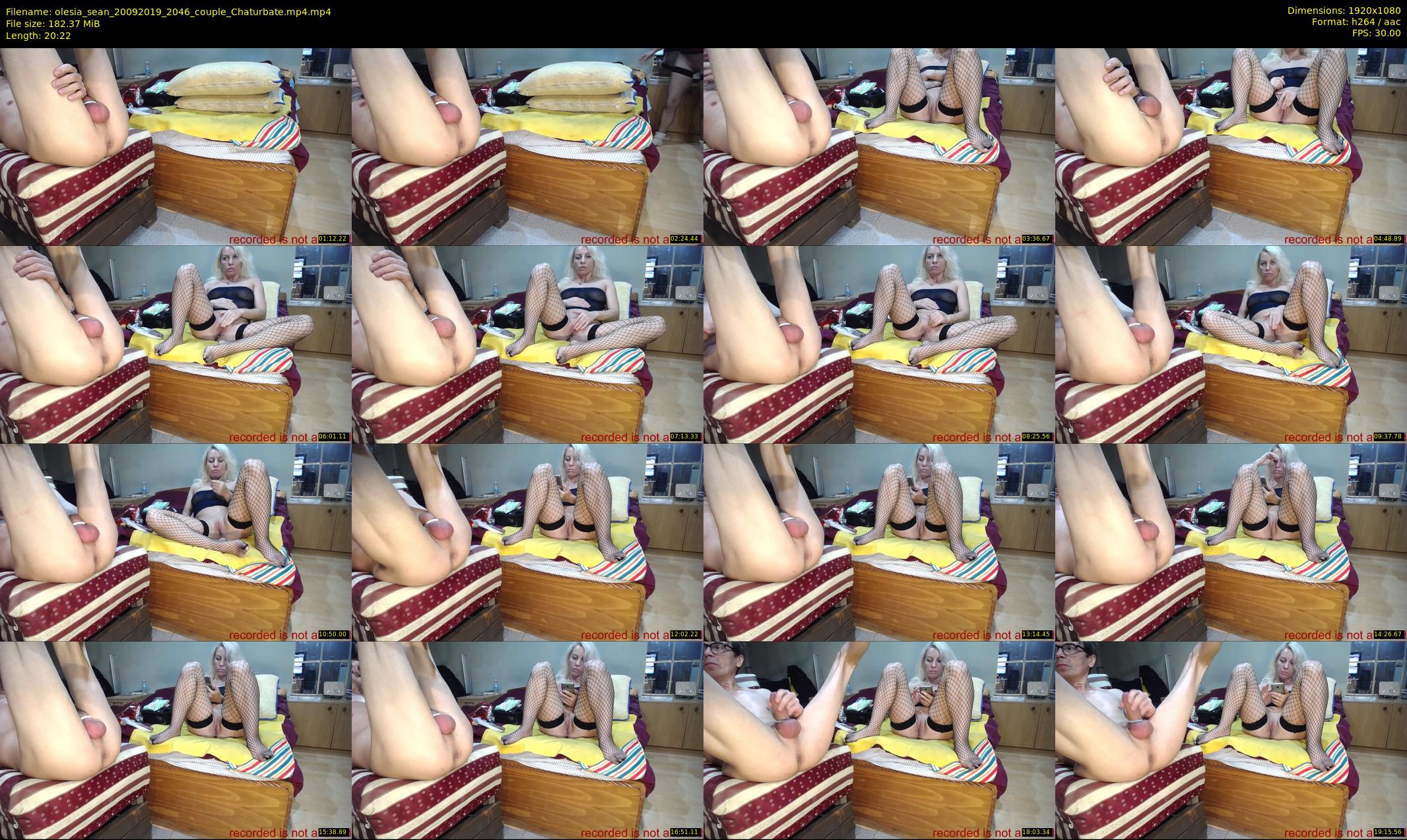 olesia_sean — 21 minute Chaturbate couple cam show recording, 1080p, Sep 20, 2019