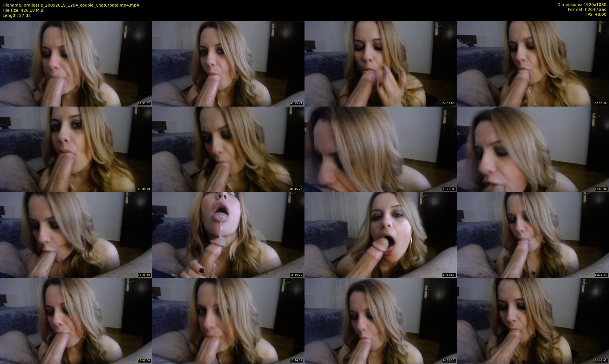 oraljessie — 28 minute Chaturbate couple cam show recording, 1080p, Sep 20, 2019