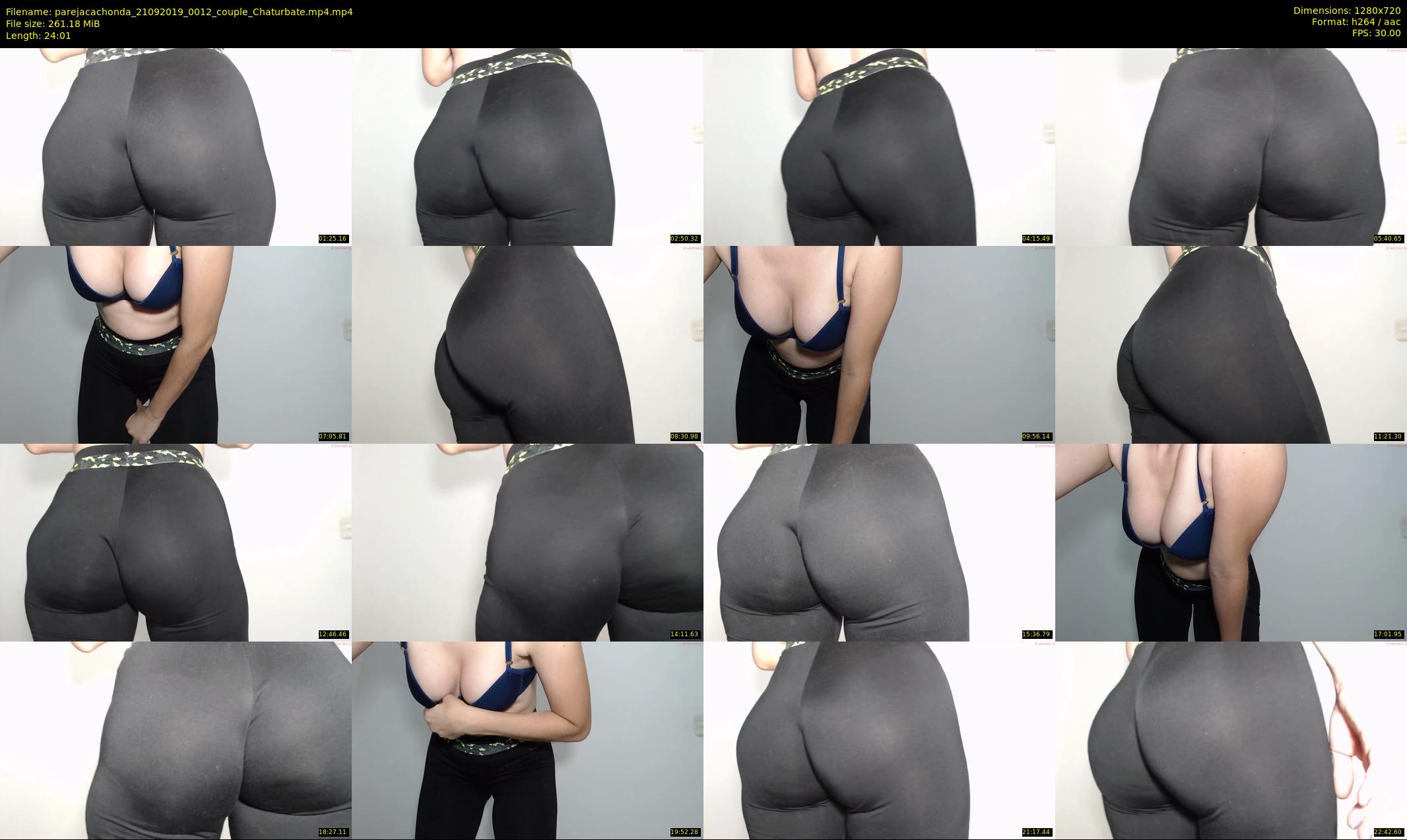 parejacachonda — 25 minute Chaturbate couple cam show recording, 720p, Sep 21, 2019