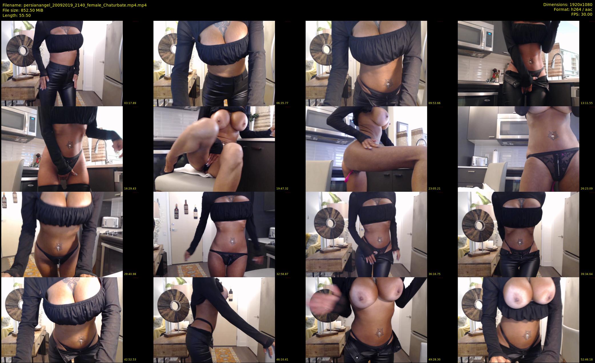 persianangel — 56 minute Chaturbate female cam show recording, 1080p, Sep 20, 2019
