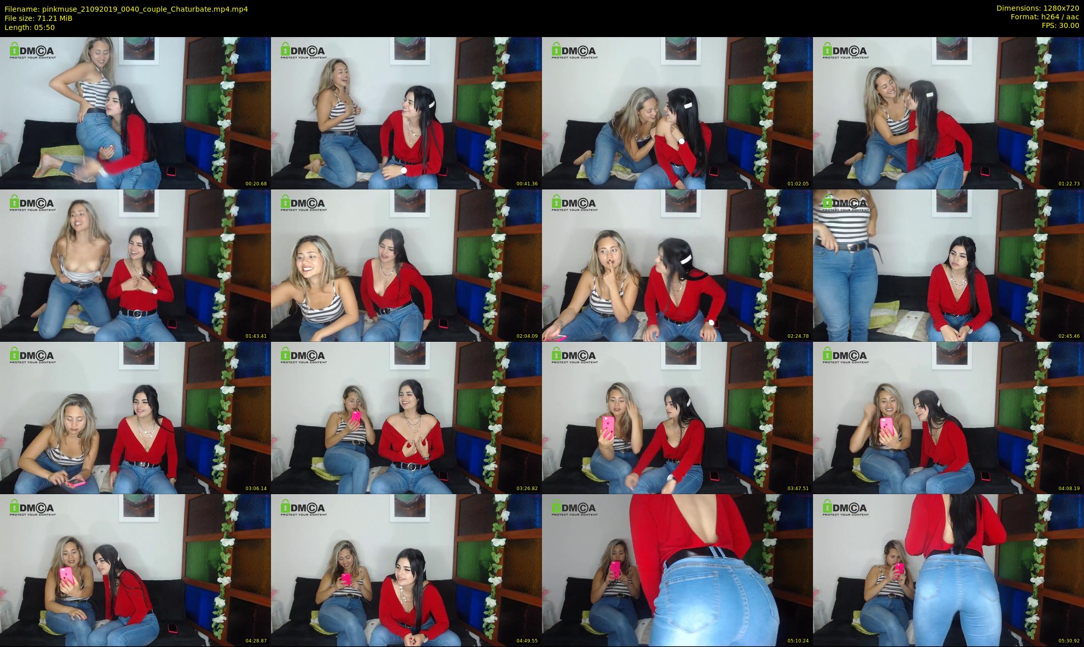 pinkmuse — 6 minute Chaturbate couple cam show recording, 720p, Sep 21, 2019