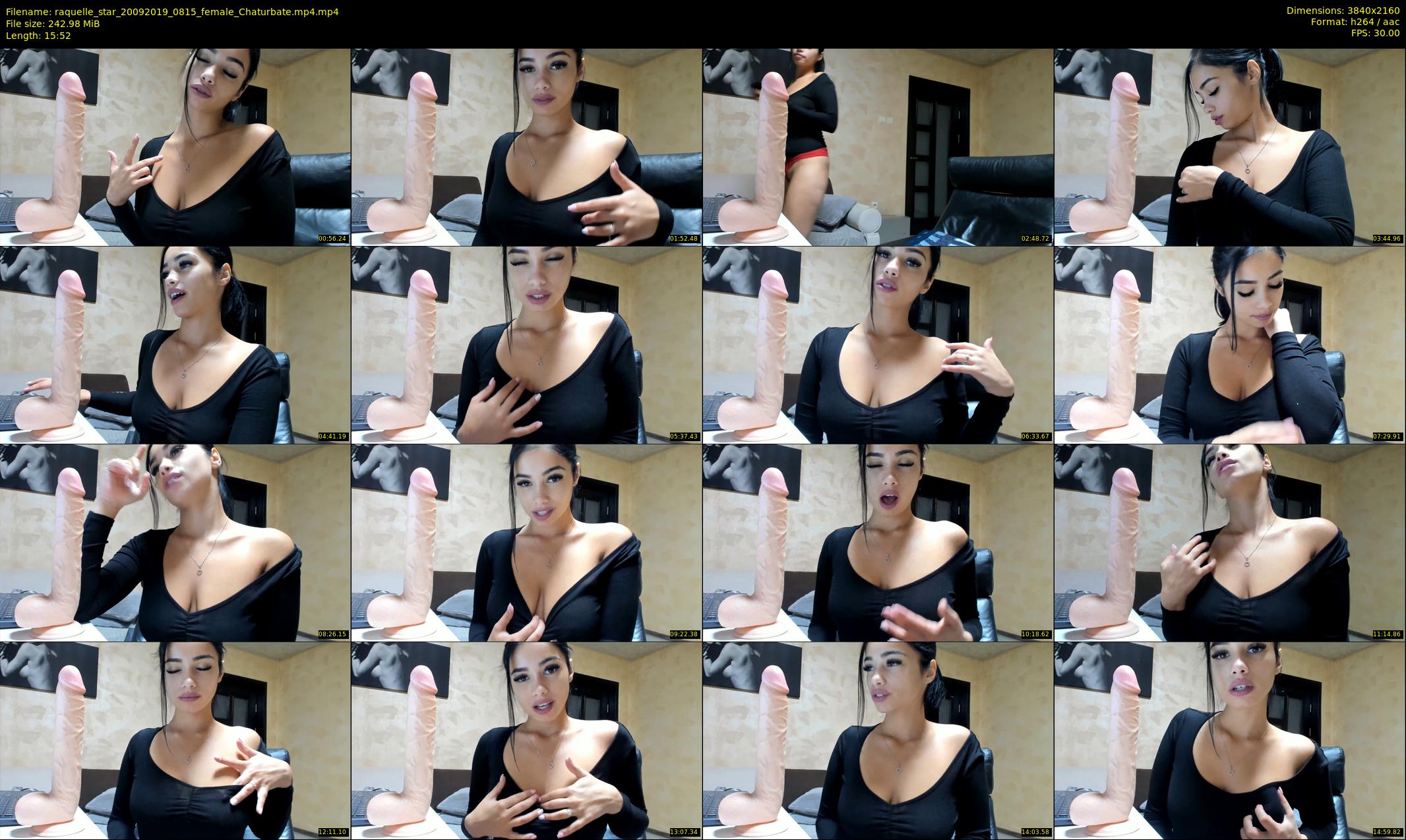 raquelle_star — 16 minute Chaturbate couple cam show recording, 4K, Sep 20, 2019