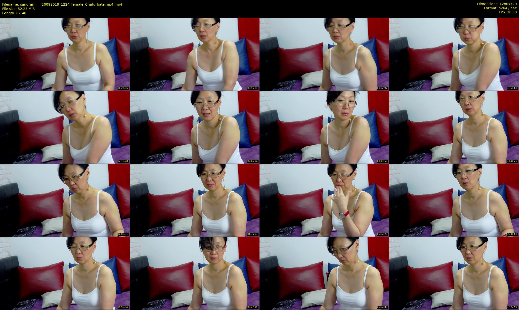sandrami__ — 8 minute Chaturbate female cam show recording, 720p, Sep 20, 2019