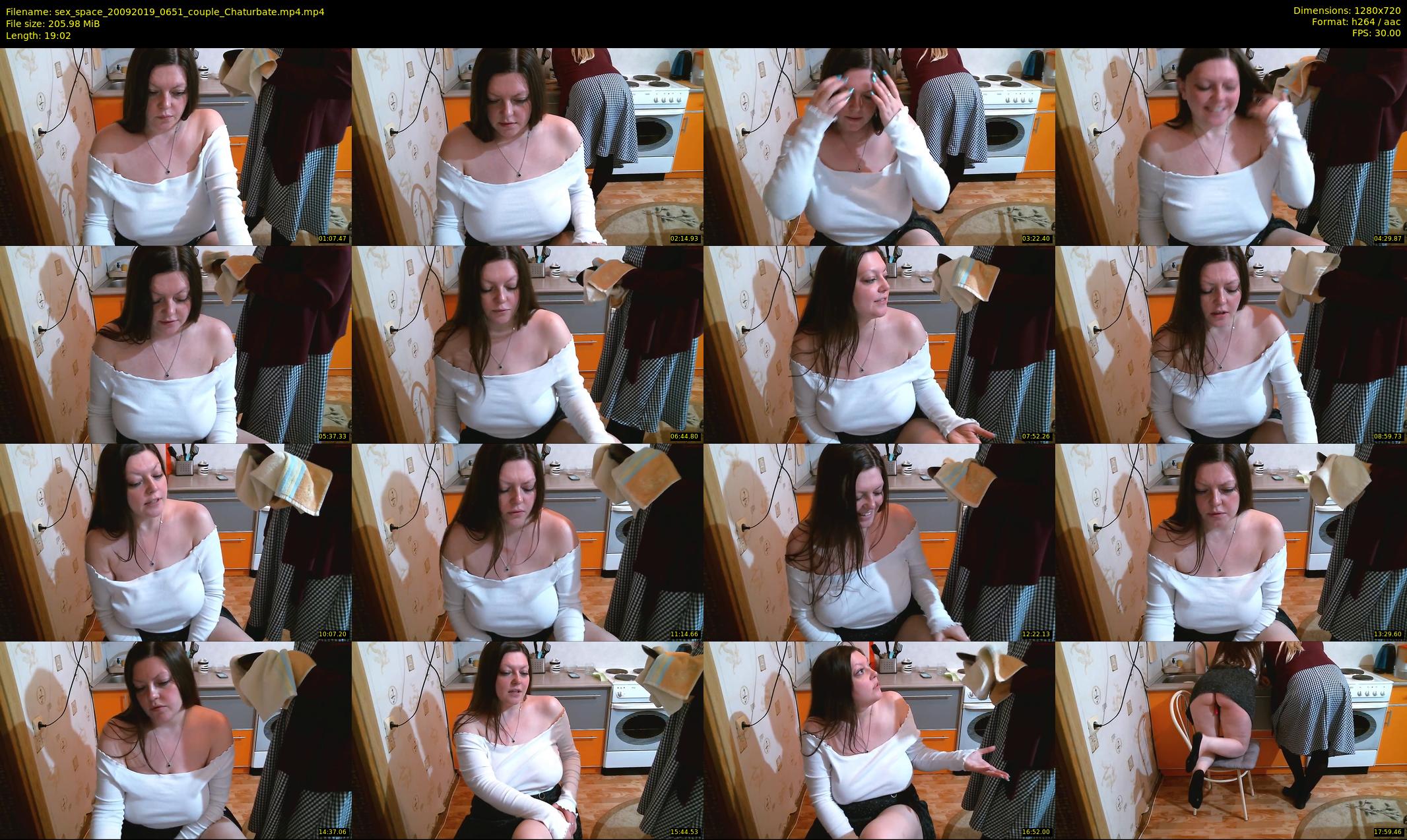 sex_space — 20 minute Chaturbate couple cam show recording, 720p, Sep 20, 2019