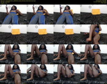 sexyhotblack21 — 12 minute Chaturbate female cam show recording, 480p, Sep 20, 2019