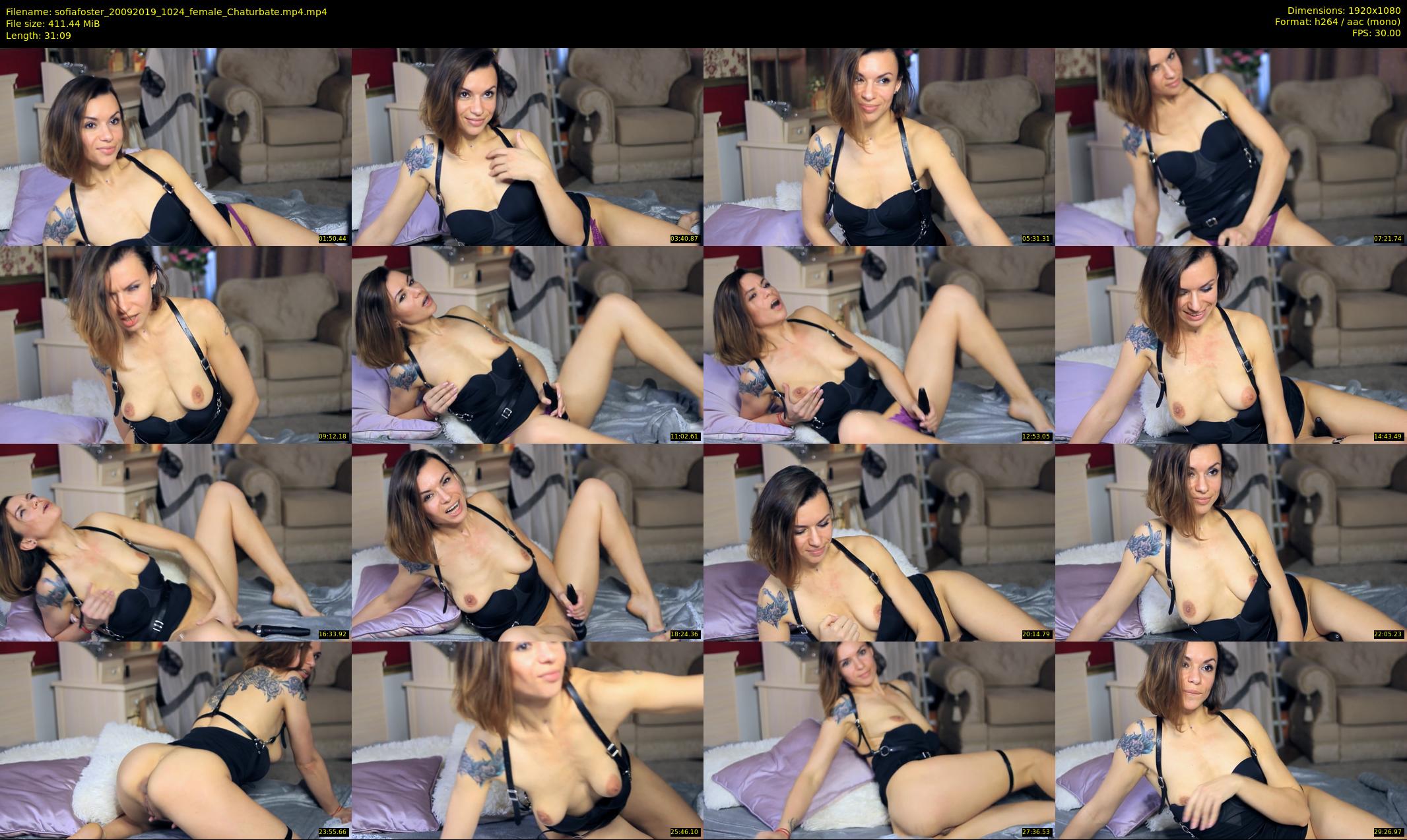 sofiafoster — 32 minute Chaturbate female cam show recording, 1080p, Sep 20, 2019