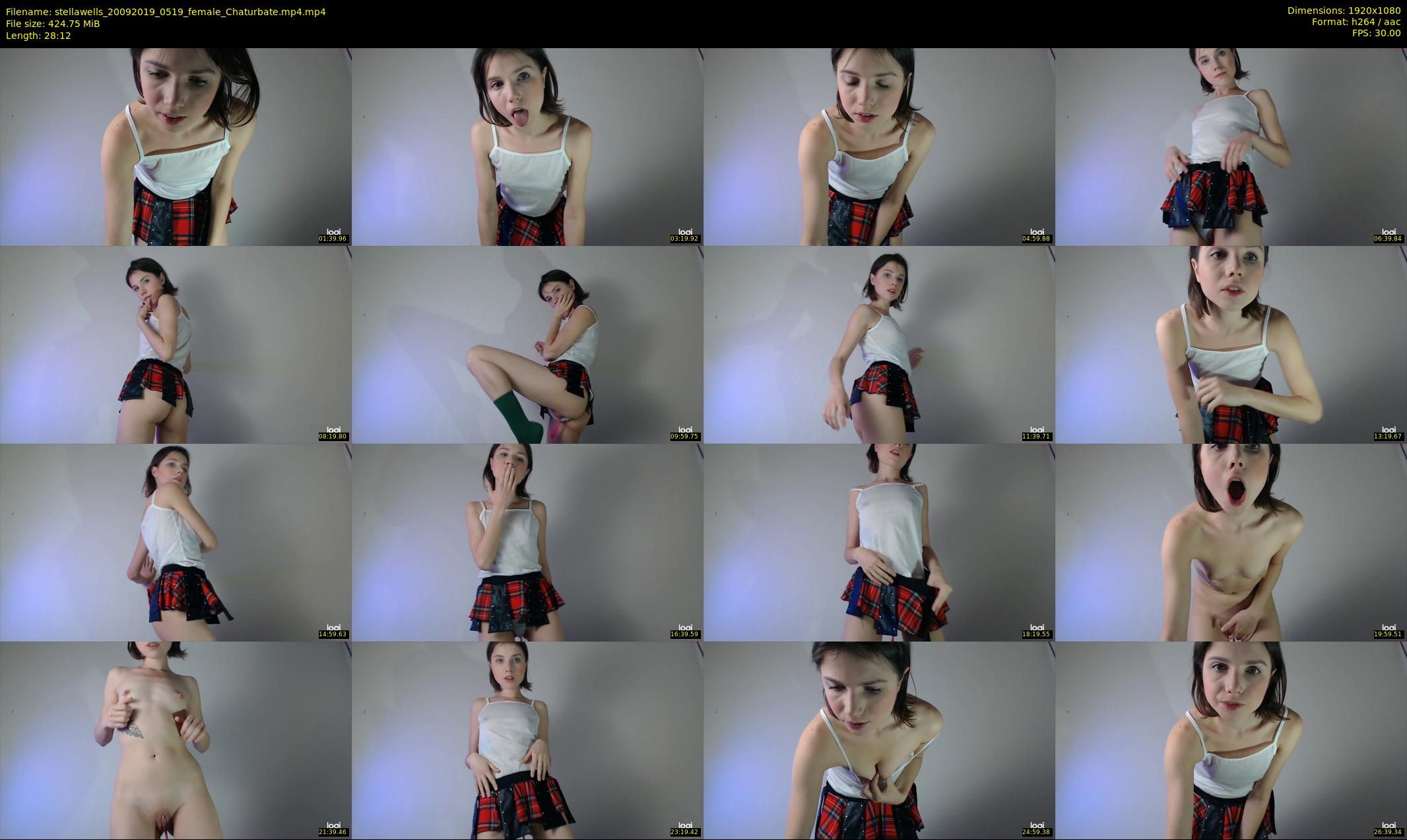 stellawells — 29 minute Chaturbate female cam show recording, 1080p, Sep 20, 2019
